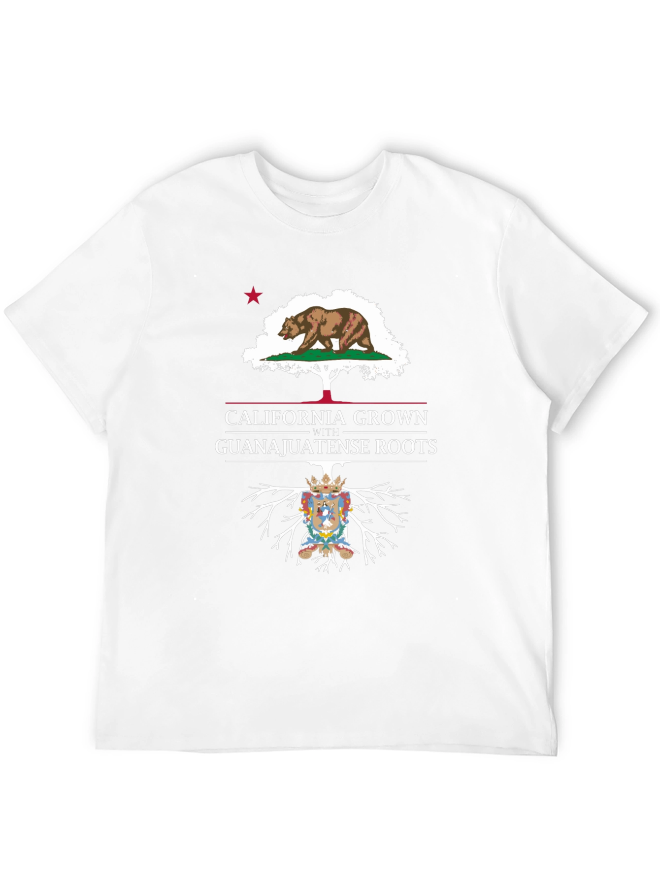 California Grown Guanajuato Roots Black T-Shirt