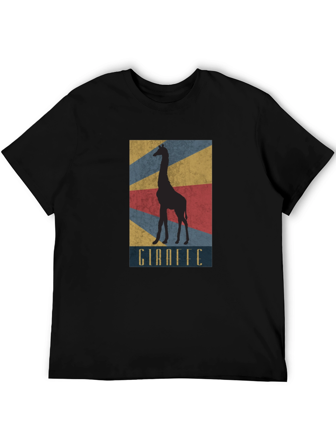 Giraffe Silhouette Graphic Tee - Unisex Cotton T-Shirt