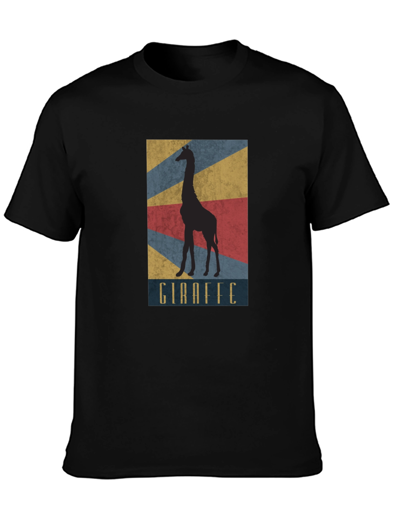 Giraffe Silhouette Graphic Tee - Unisex Cotton T-Shirt