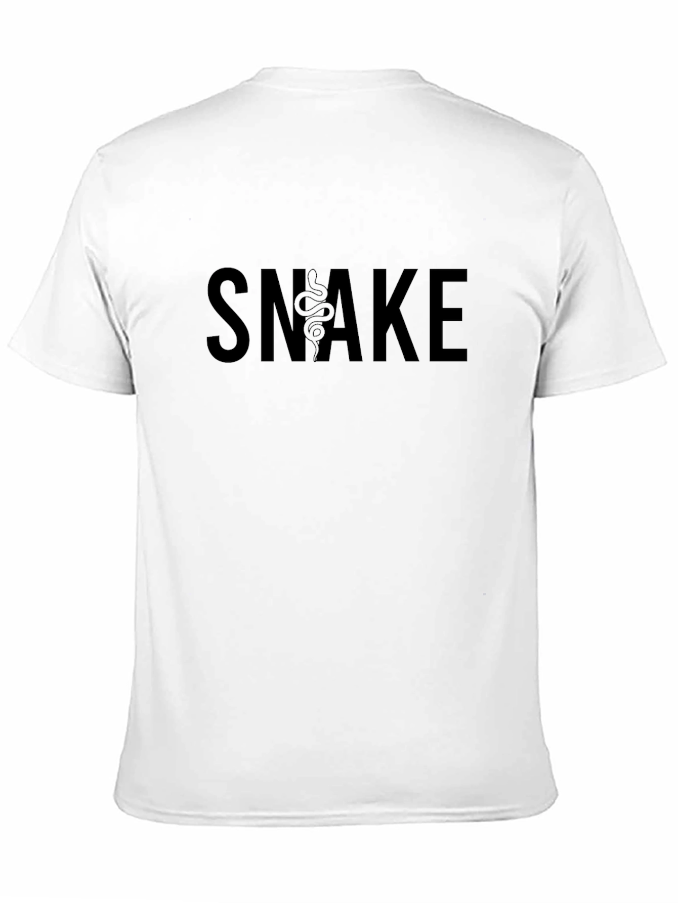 Black Snake Graphic Tee - Stylish & Edgy!