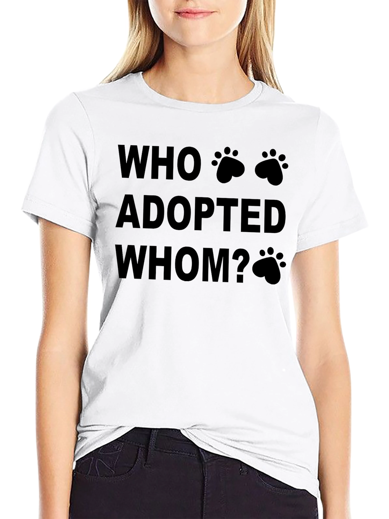 Who Adopted Whom? T-Shirt