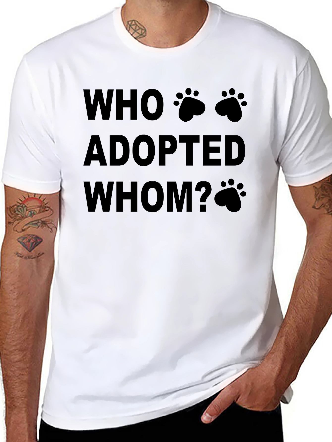 Who Adopted Whom? T-Shirt