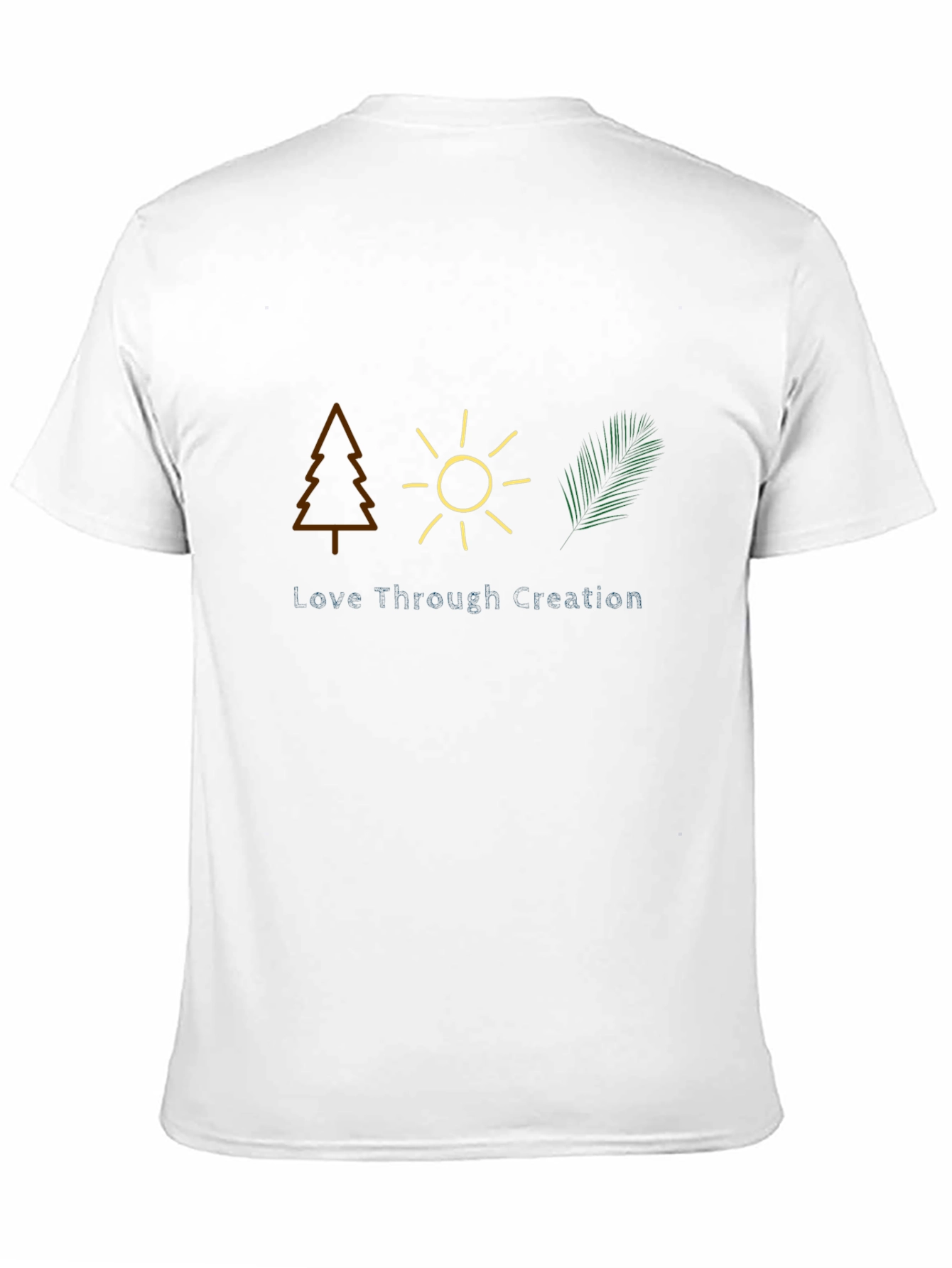 Nature Inspired Graphic Tee - Love Through Creation
