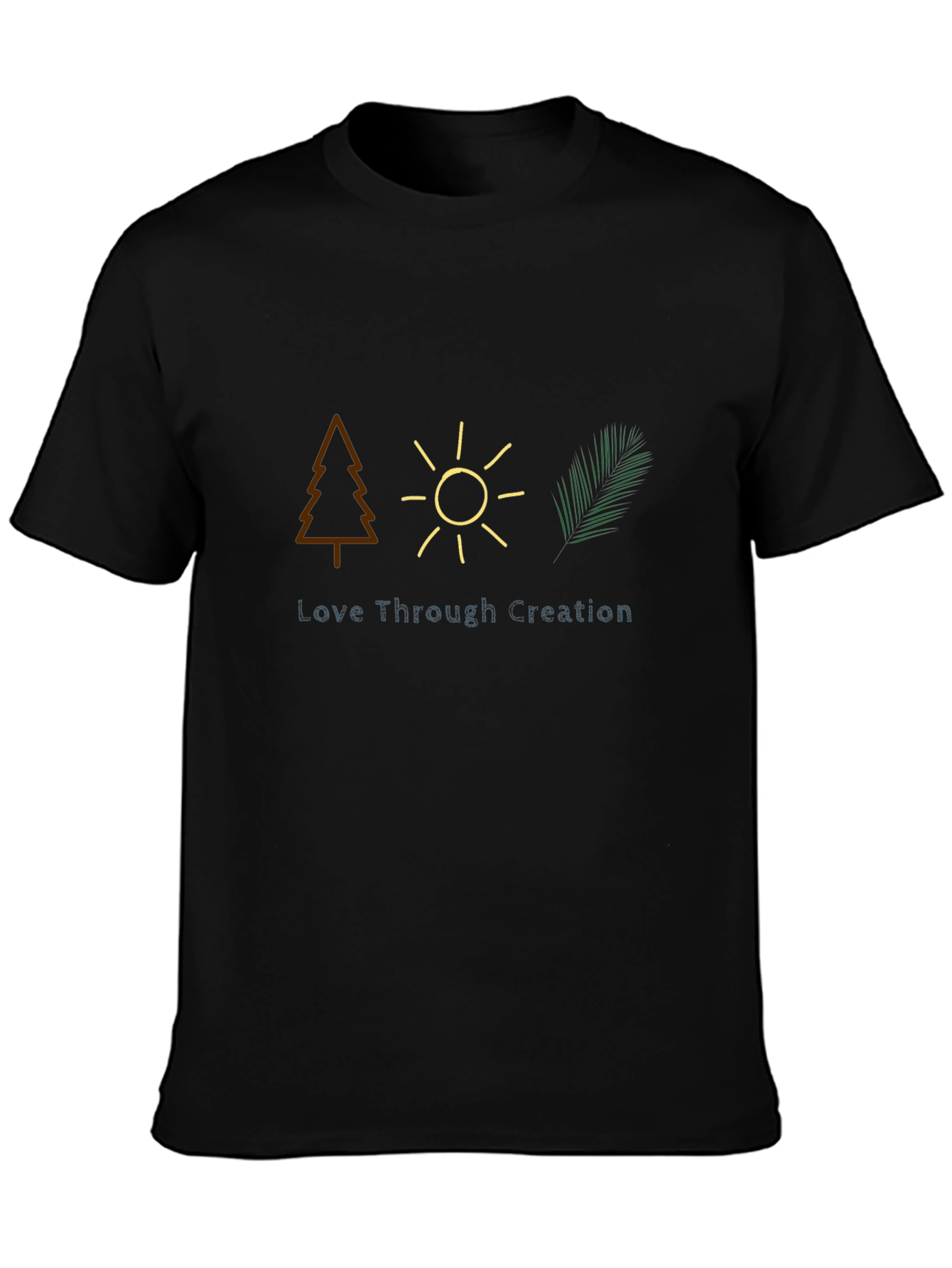 Nature Inspired Graphic Tee - Love Through Creation