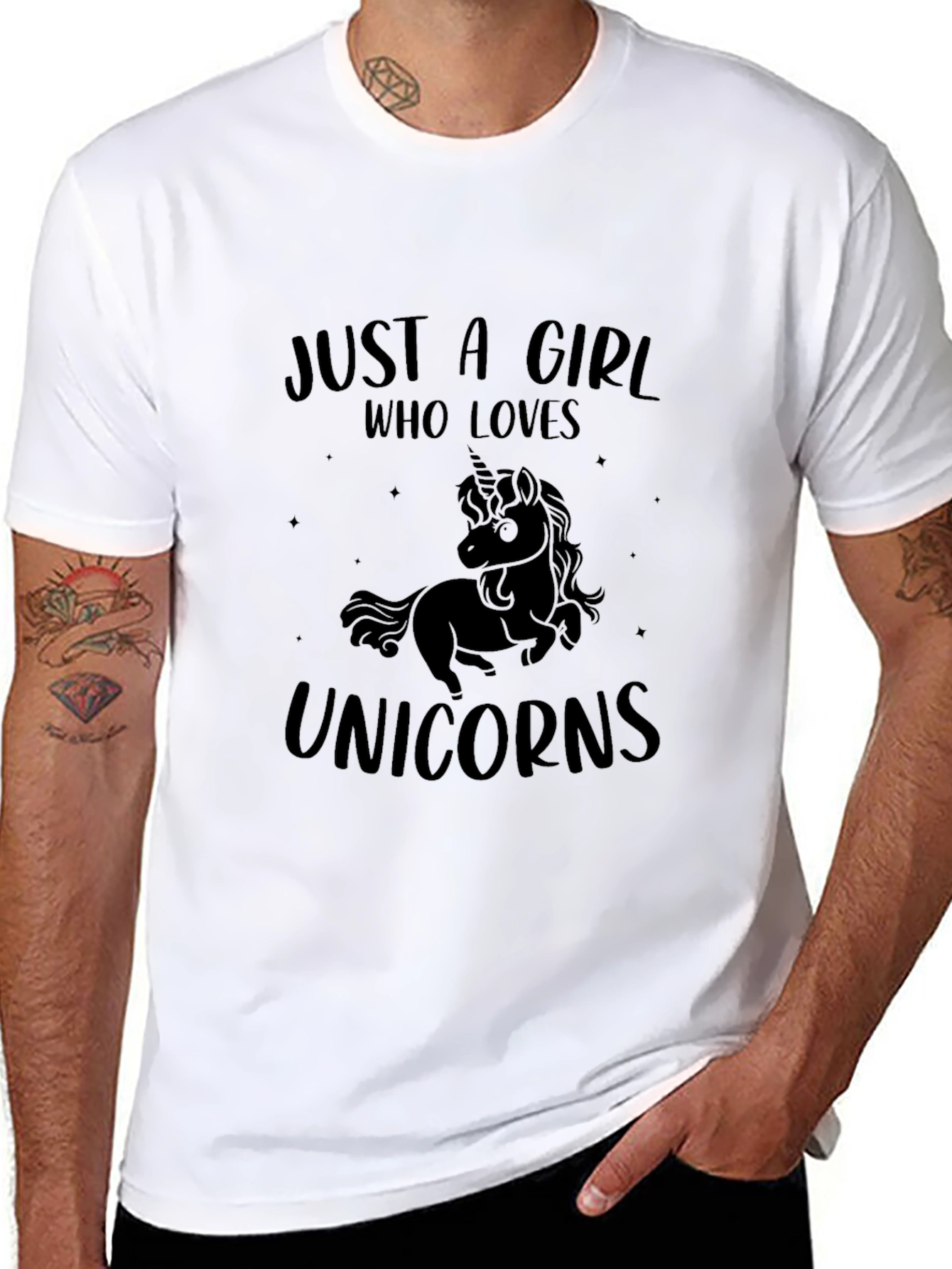 Unicorn Lover Black T-Shirt