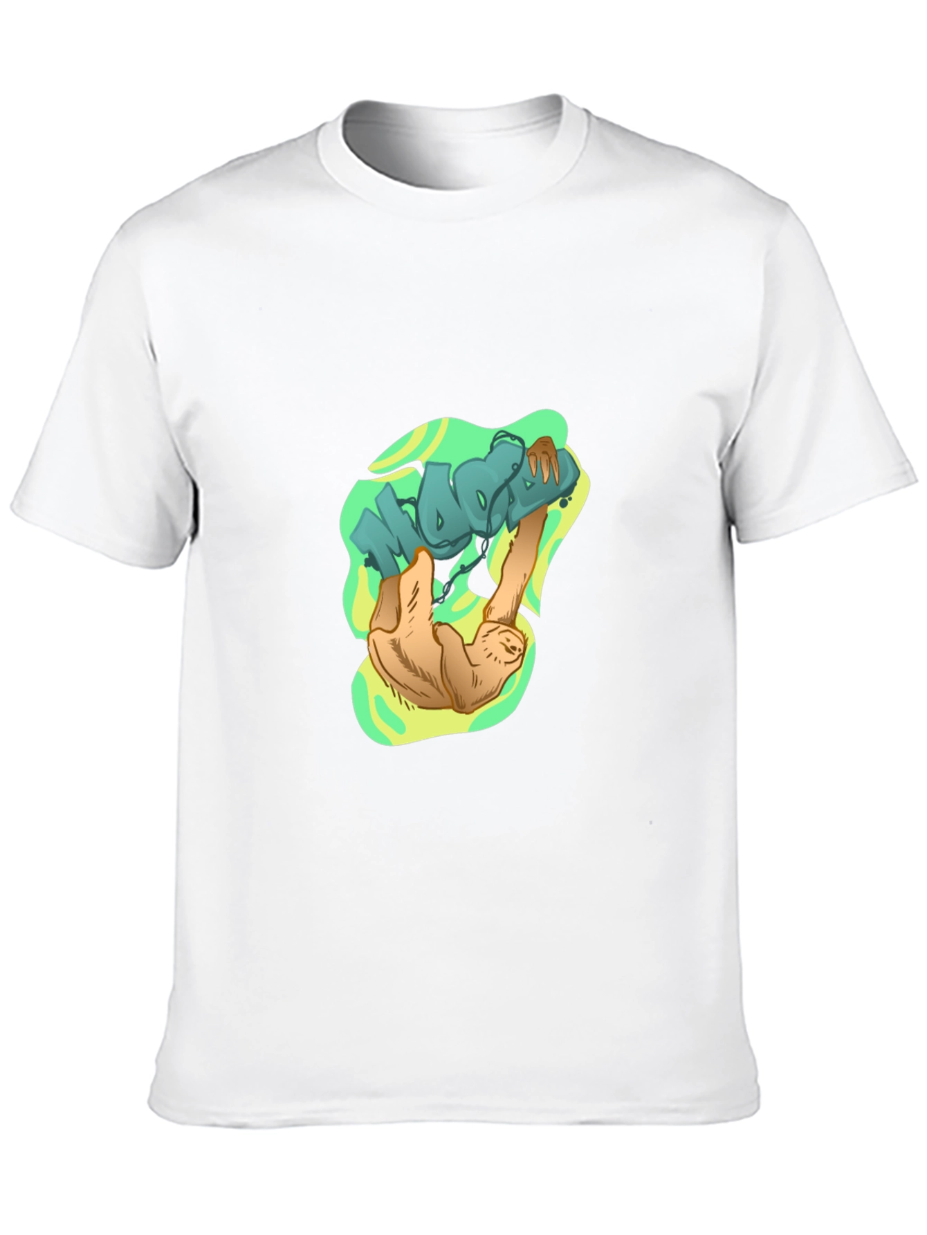 Sloth Hang Loose Graphic Tee - Trendy Casual Top
