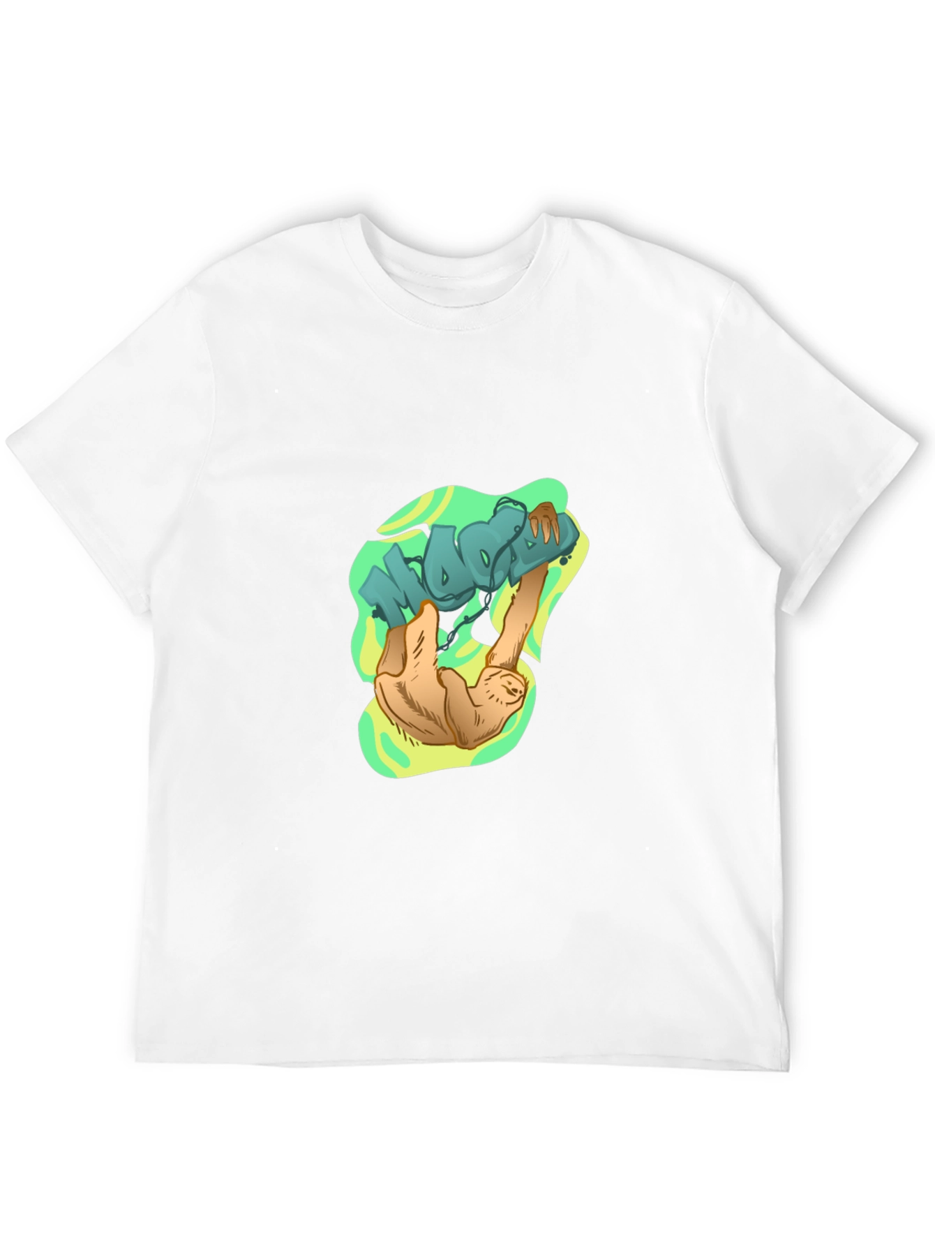 Sloth Hang Loose Graphic Tee - Trendy Casual Top