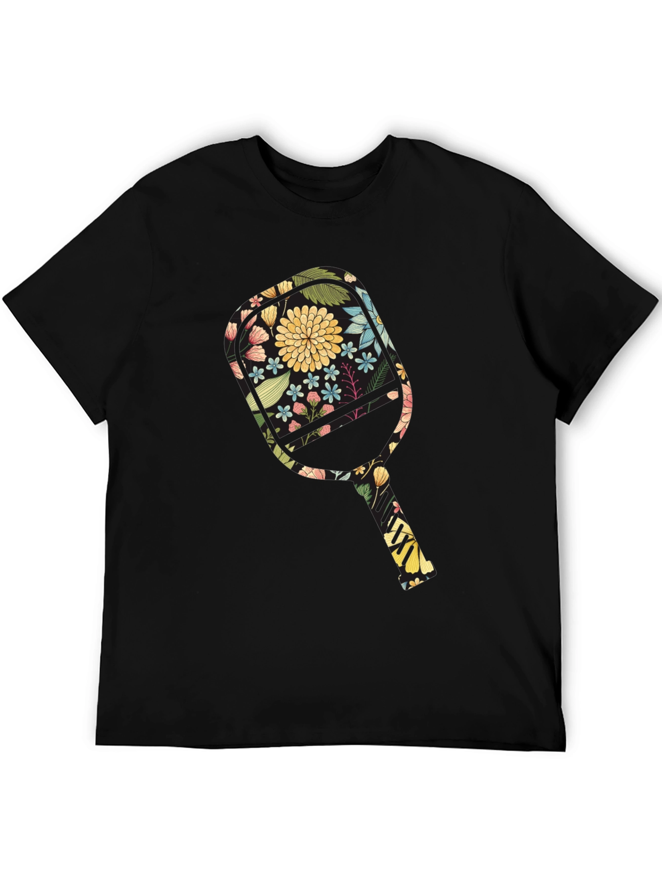 Floral Paddleball T-Shirt: Stylish Activewear