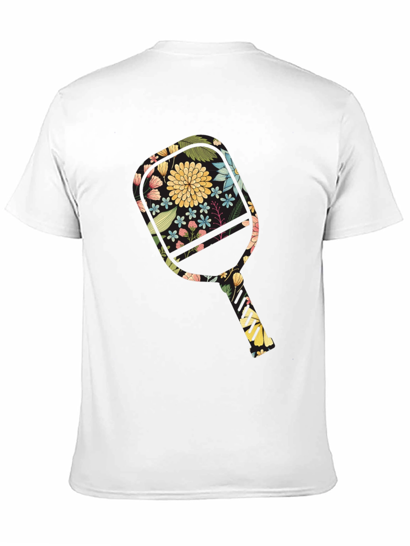 Floral Paddleball T-Shirt: Stylish Activewear