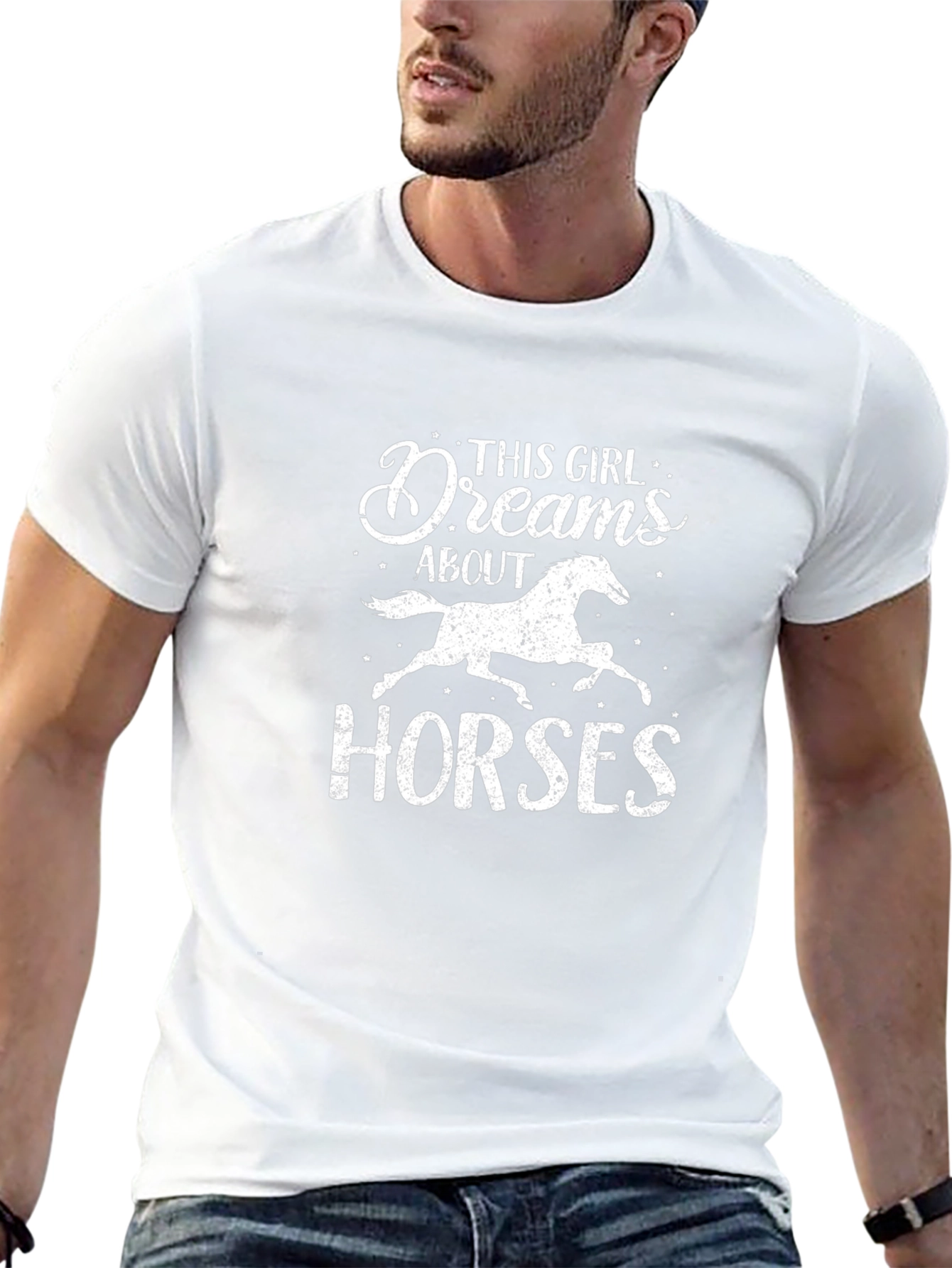 Dreams About Horses Black T-Shirt