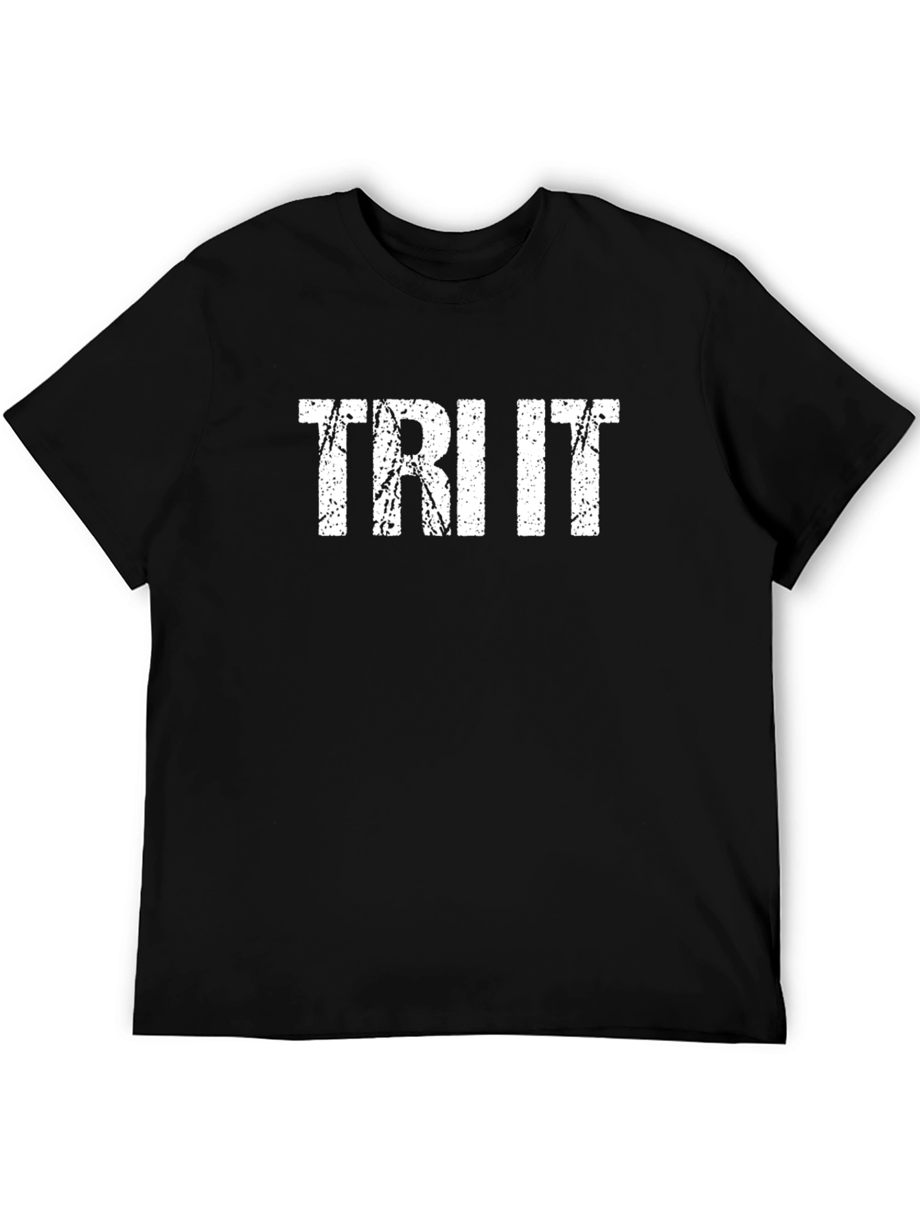 TRI IT Graphic Tee - Black Cotton T-Shirt