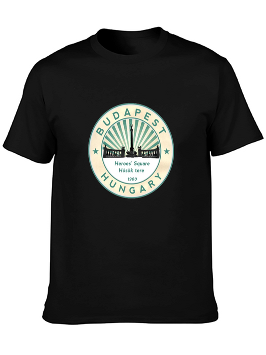 Budapest Heroes Square Hungary Graphic T-Shirt
