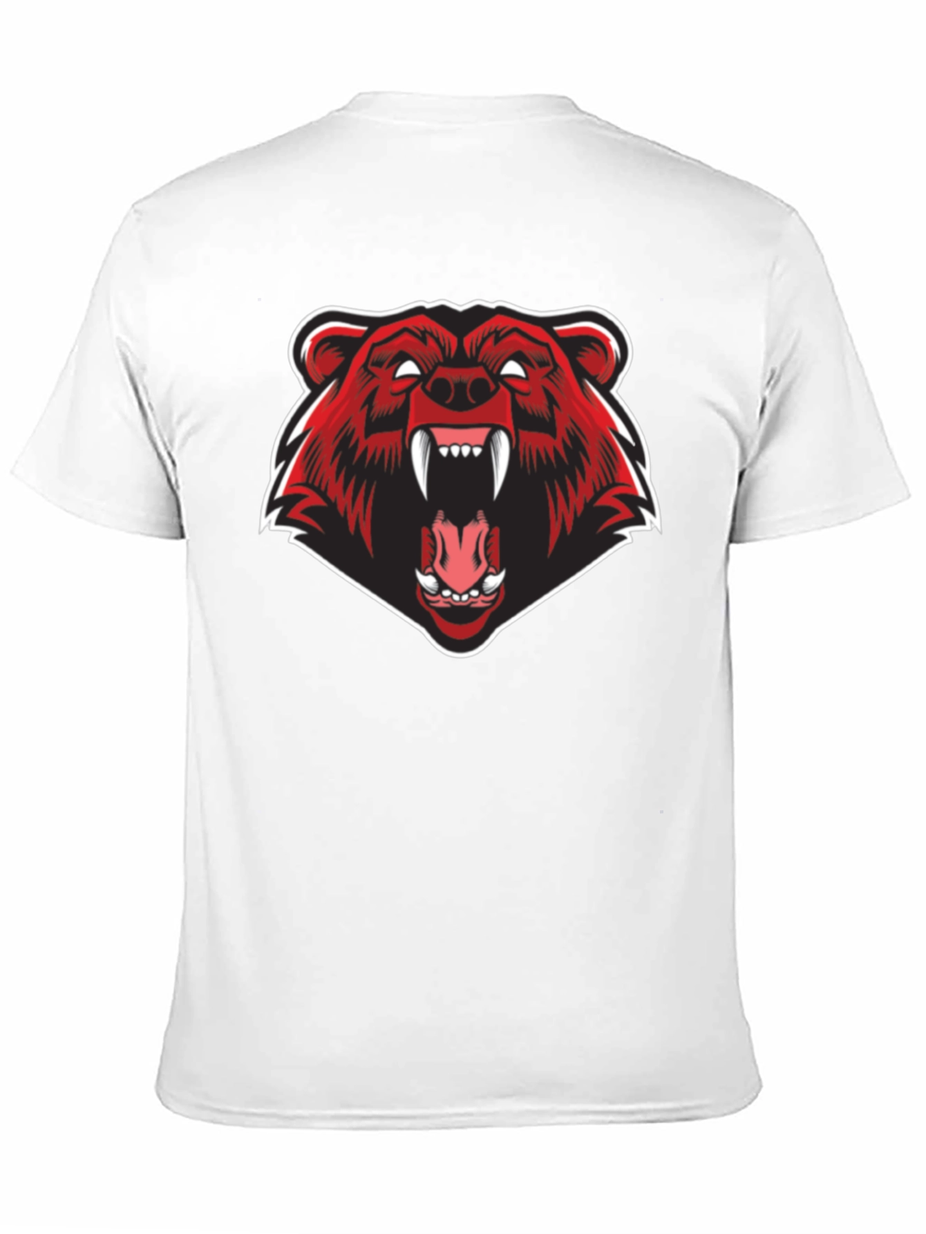 Mens Black Bear Graphic Tee