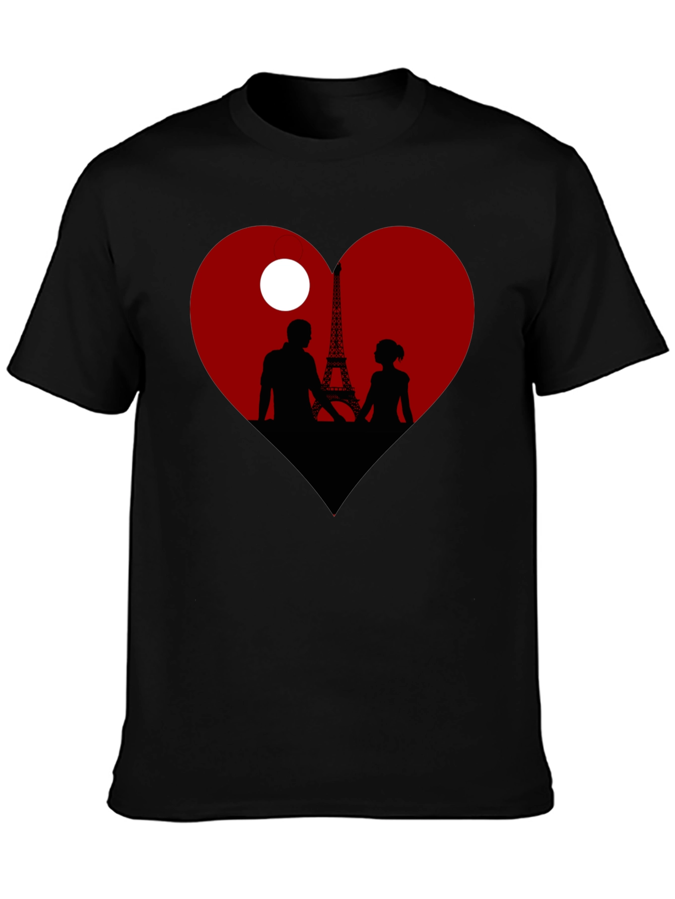 Paris Love Silhouette T-Shirt