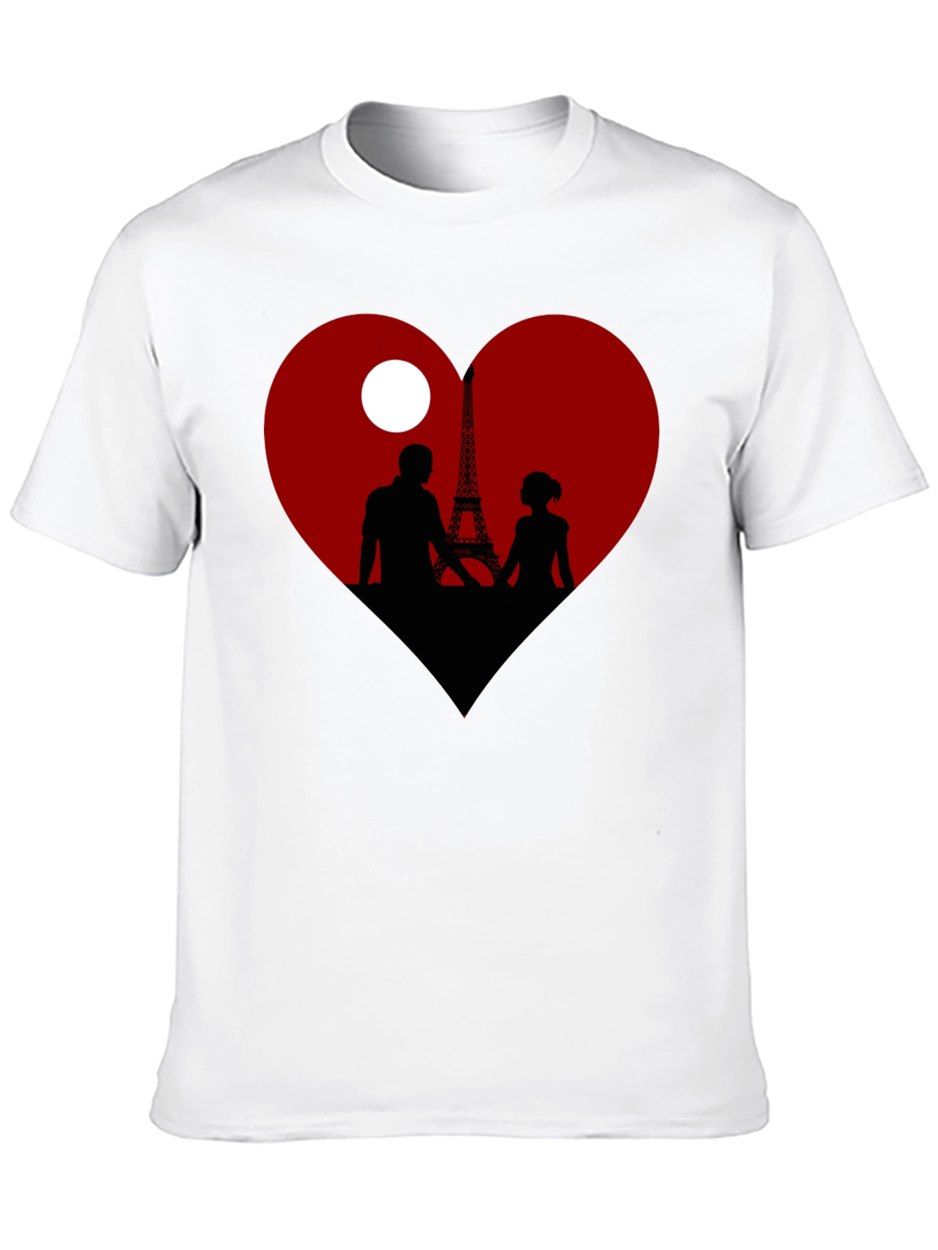 Paris Love Silhouette T-Shirt