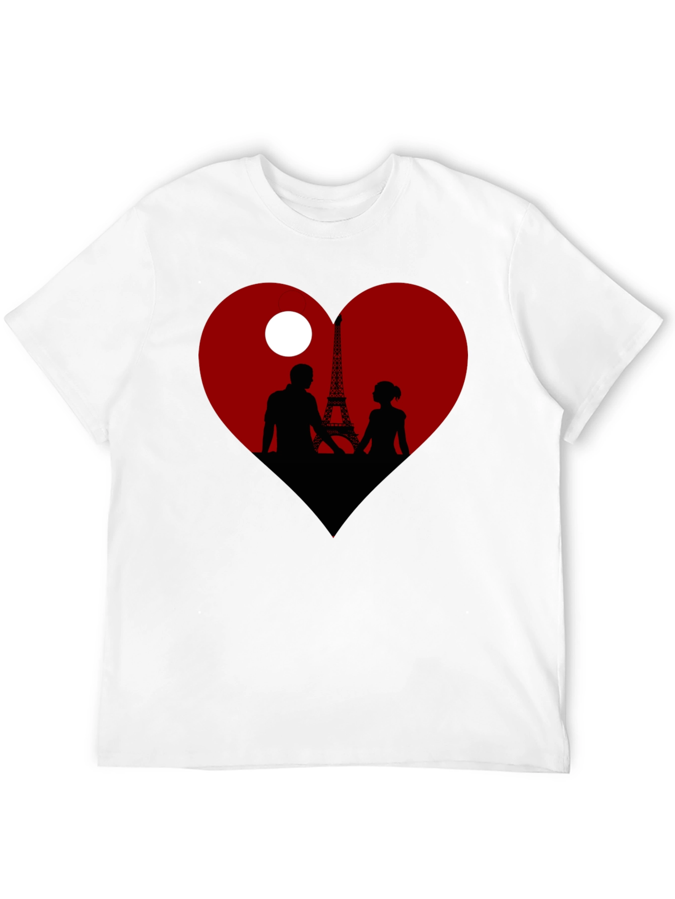 Paris Love Silhouette T-Shirt