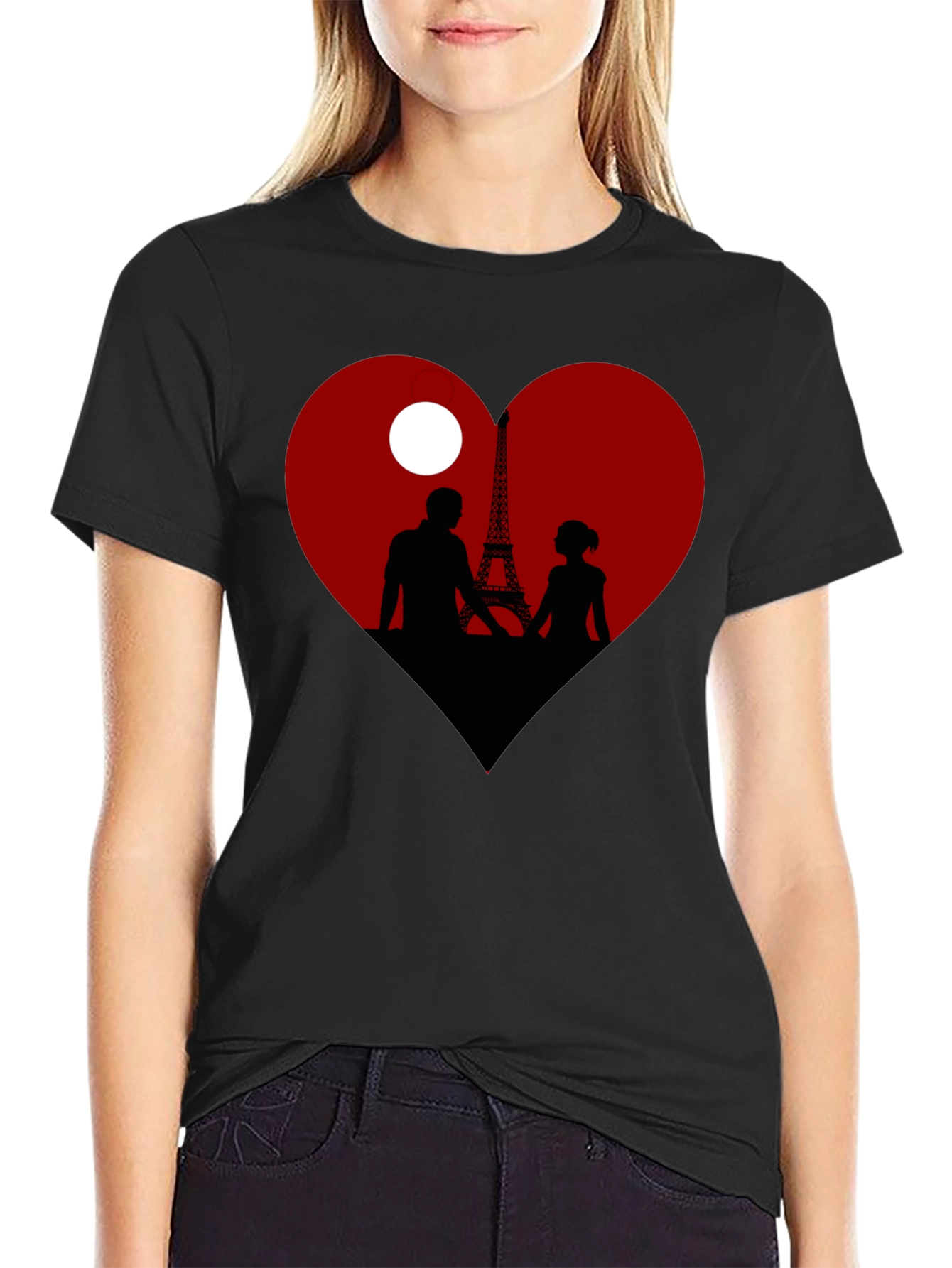 Paris Love Silhouette T-Shirt