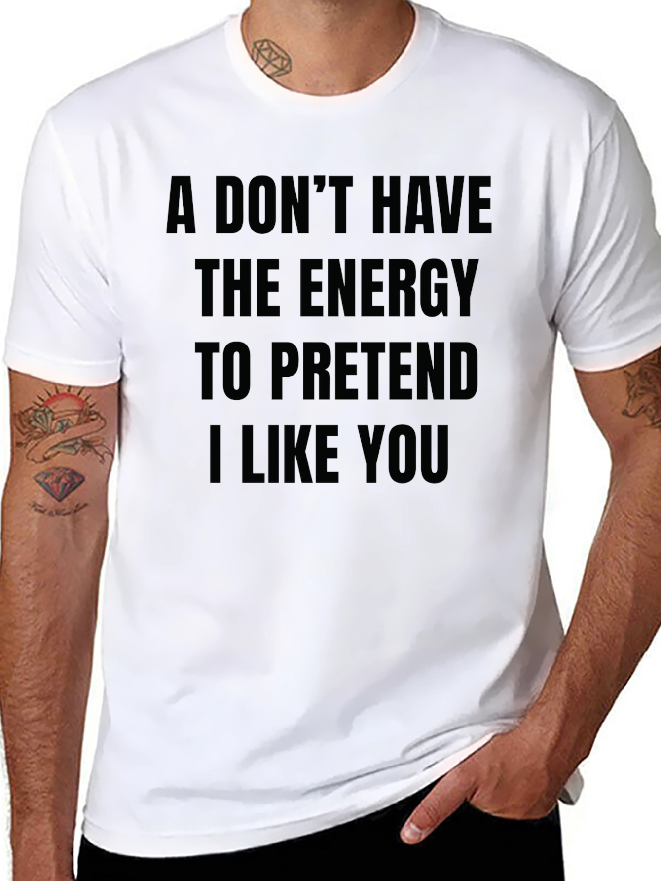 Funny Sarcastic T-Shirt - I Dont Have The Energy