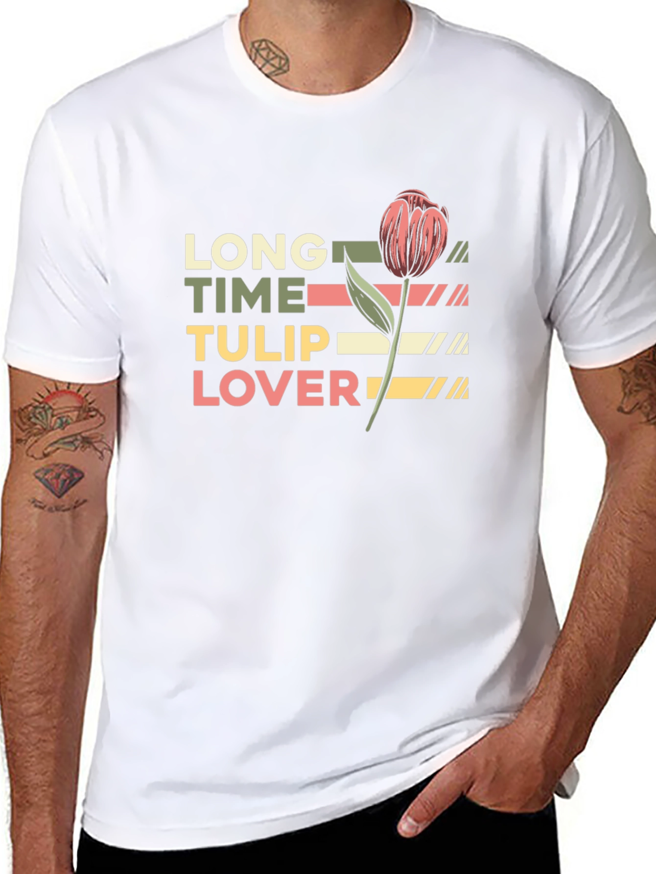 Long Time Tulip Lover Graphic T-Shirt