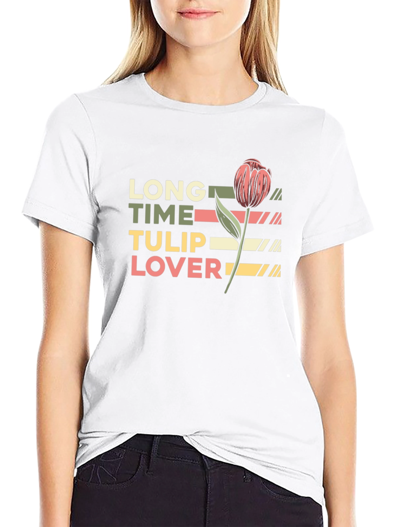 Long Time Tulip Lover Graphic T-Shirt