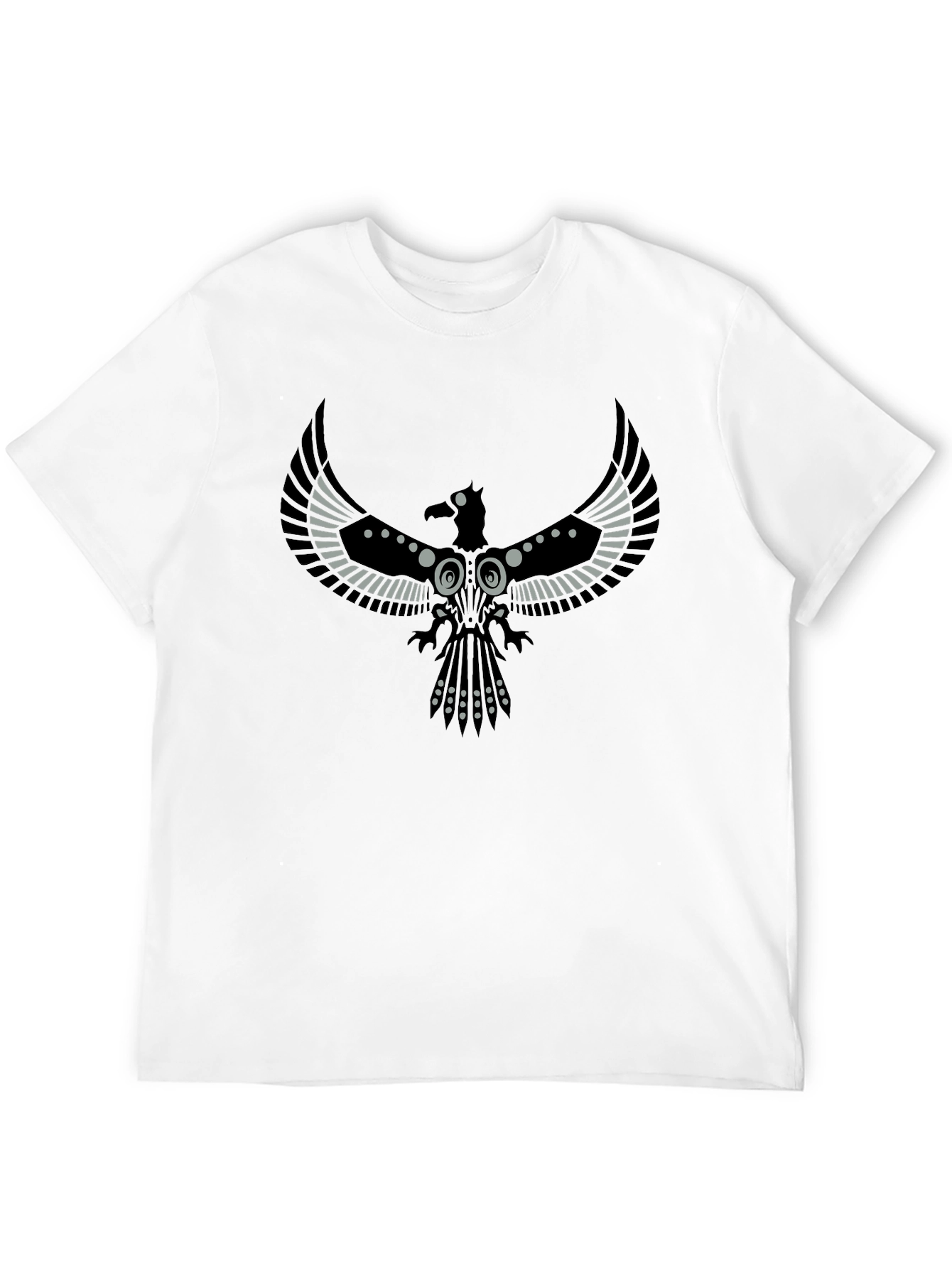 Raven Graphic T-Shirt - Stylish Bird Design