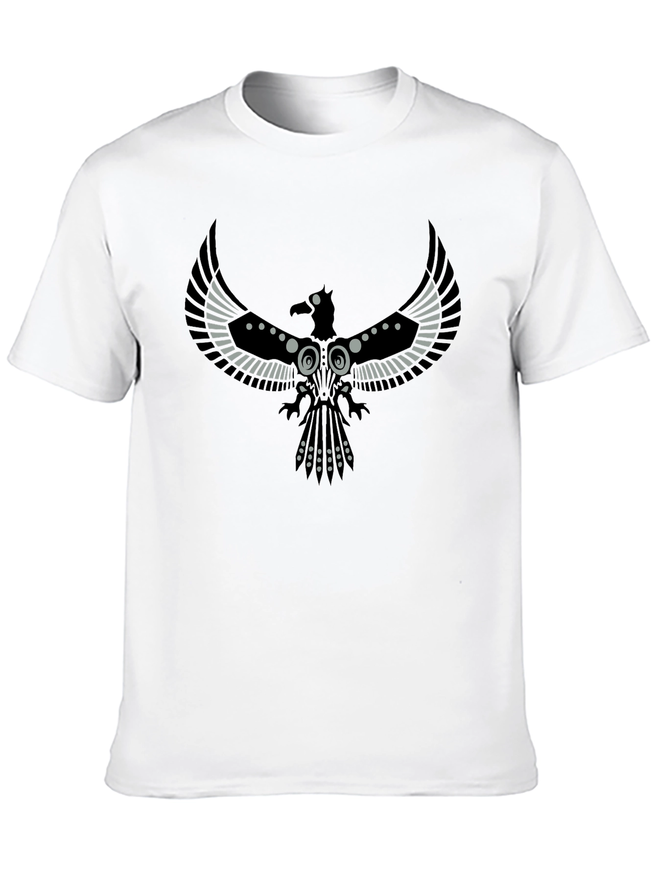 Raven Graphic T-Shirt - Stylish Bird Design