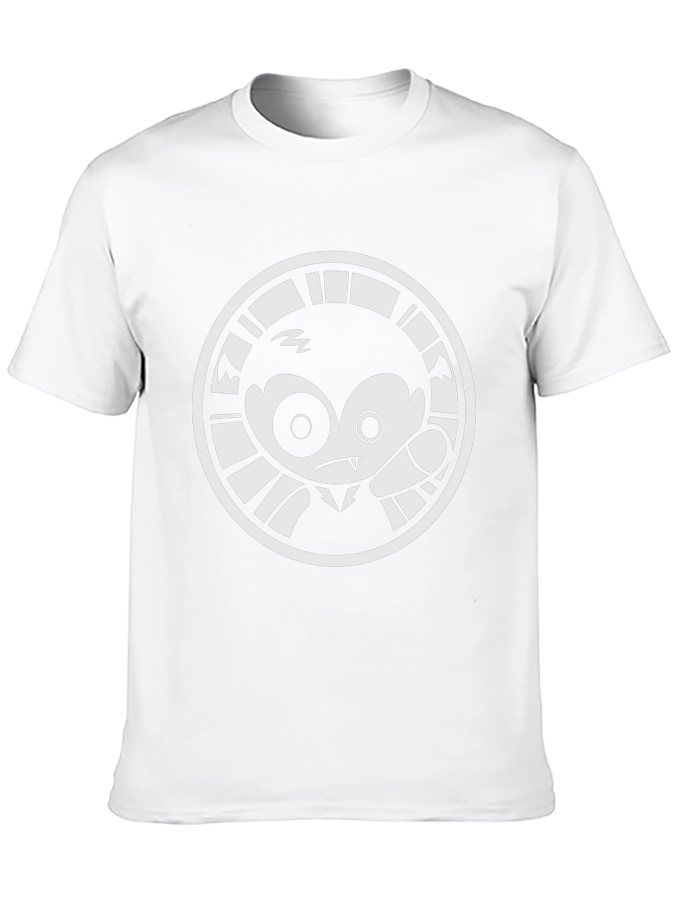 Cartoon Vampire Graphic Tee - Unisex Black T-Shirt