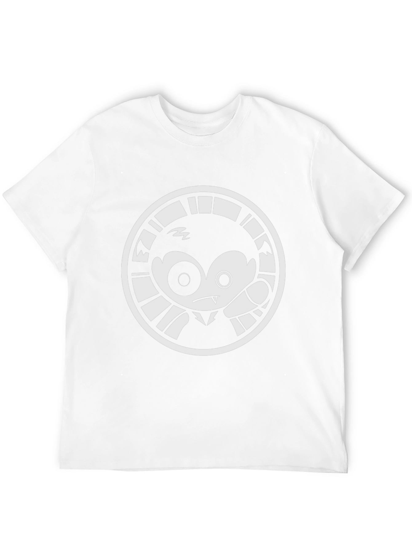 Cartoon Vampire Graphic Tee - Unisex Black T-Shirt