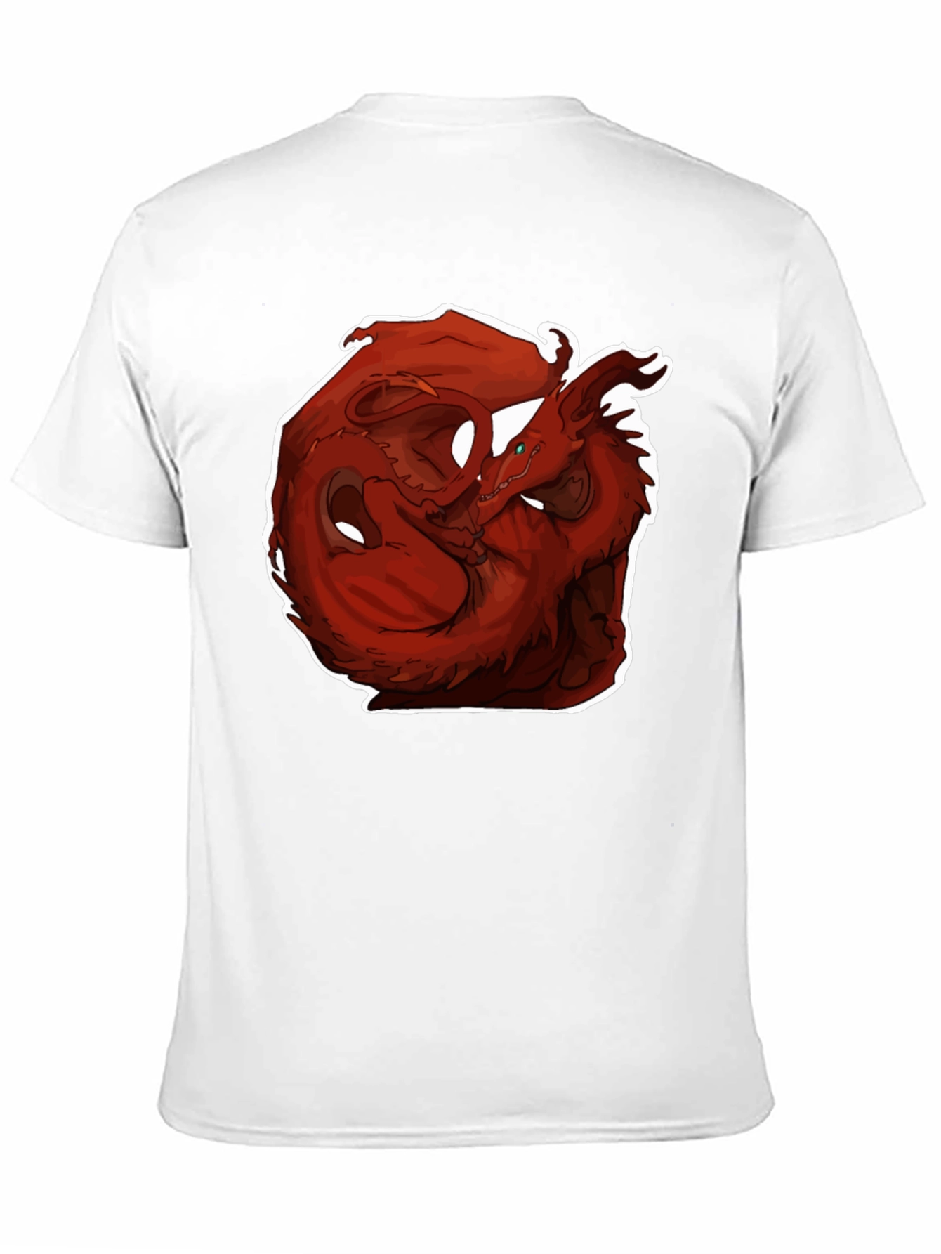Red Dragon Graphic Black T-Shirt