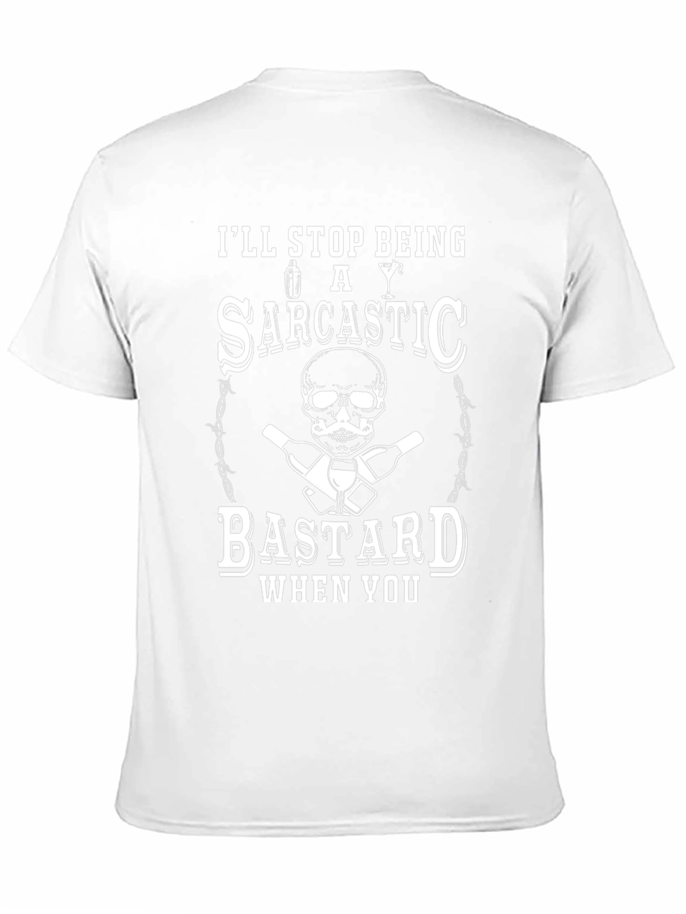 Sarcastic Bastard Graphic T-Shirt
