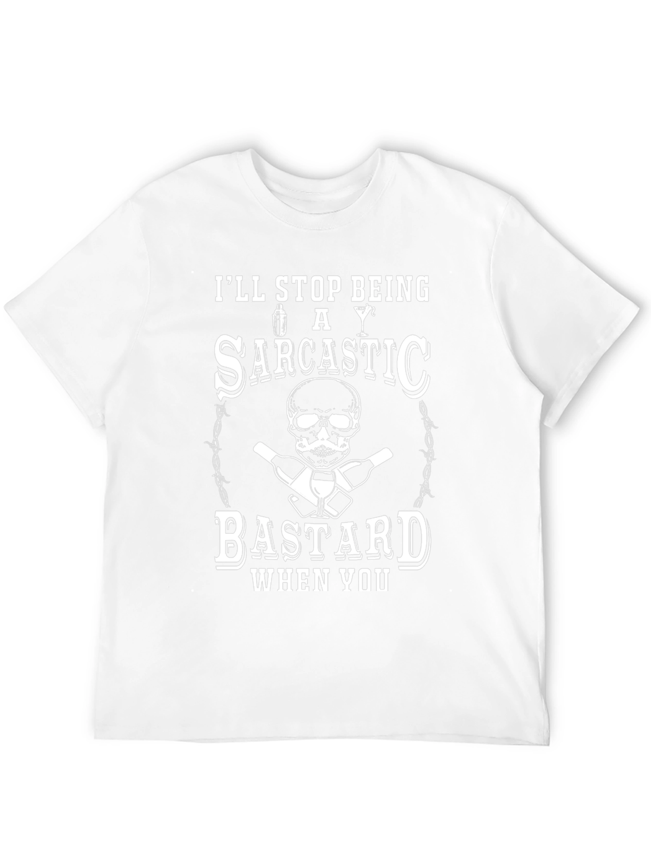 Sarcastic Bastard Graphic T-Shirt