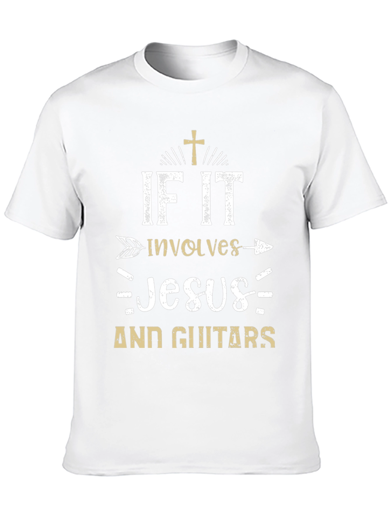 If It Involves Jesus and Guitars T-Shirt