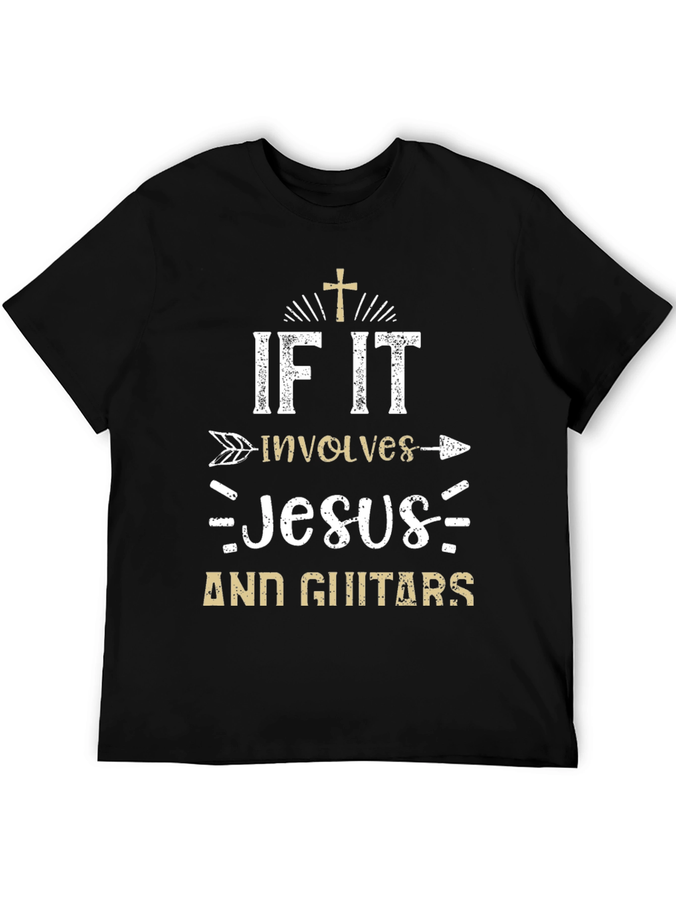 If It Involves Jesus and Guitars T-Shirt