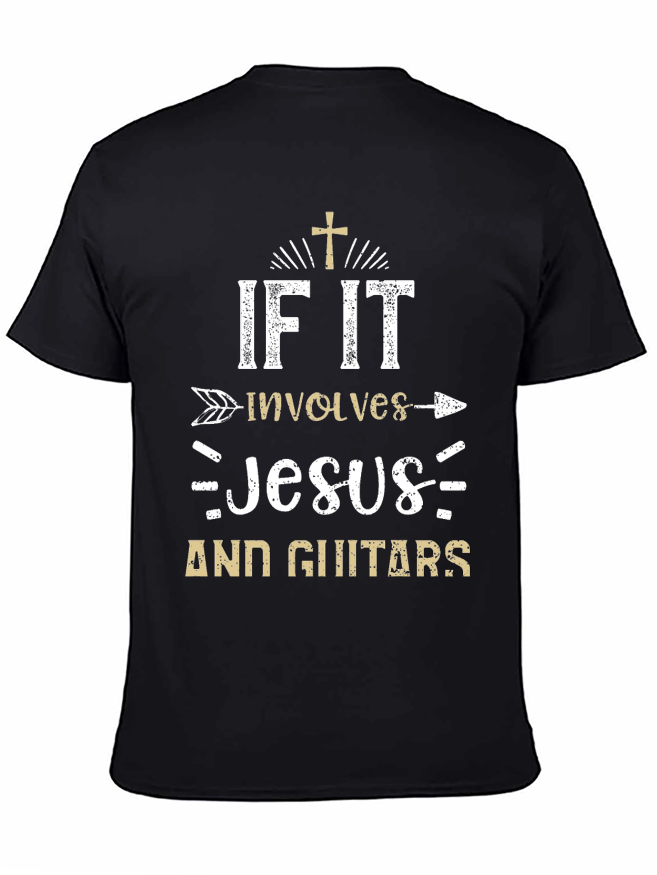 If It Involves Jesus and Guitars T-Shirt