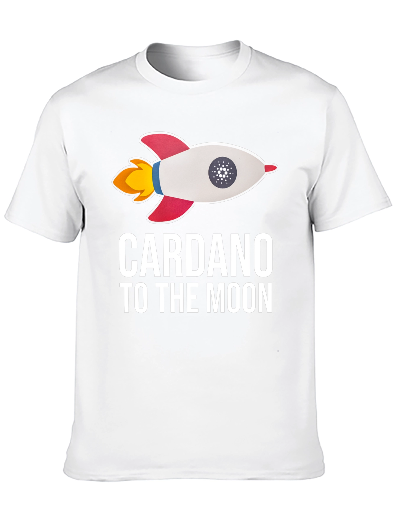 Cardano To The Moon Black T-Shirt