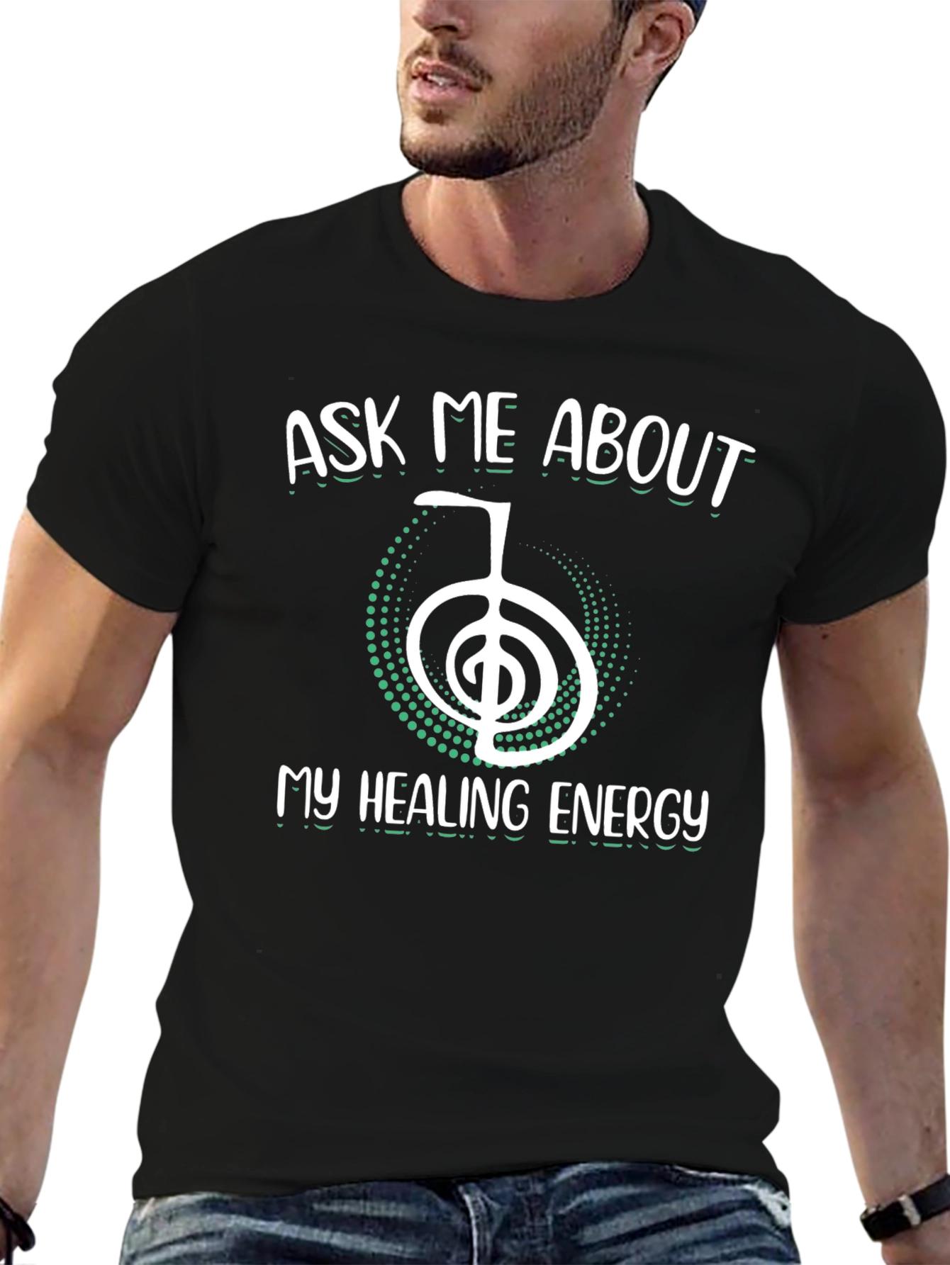 Ask Me About My Healing Energy T-Shirt