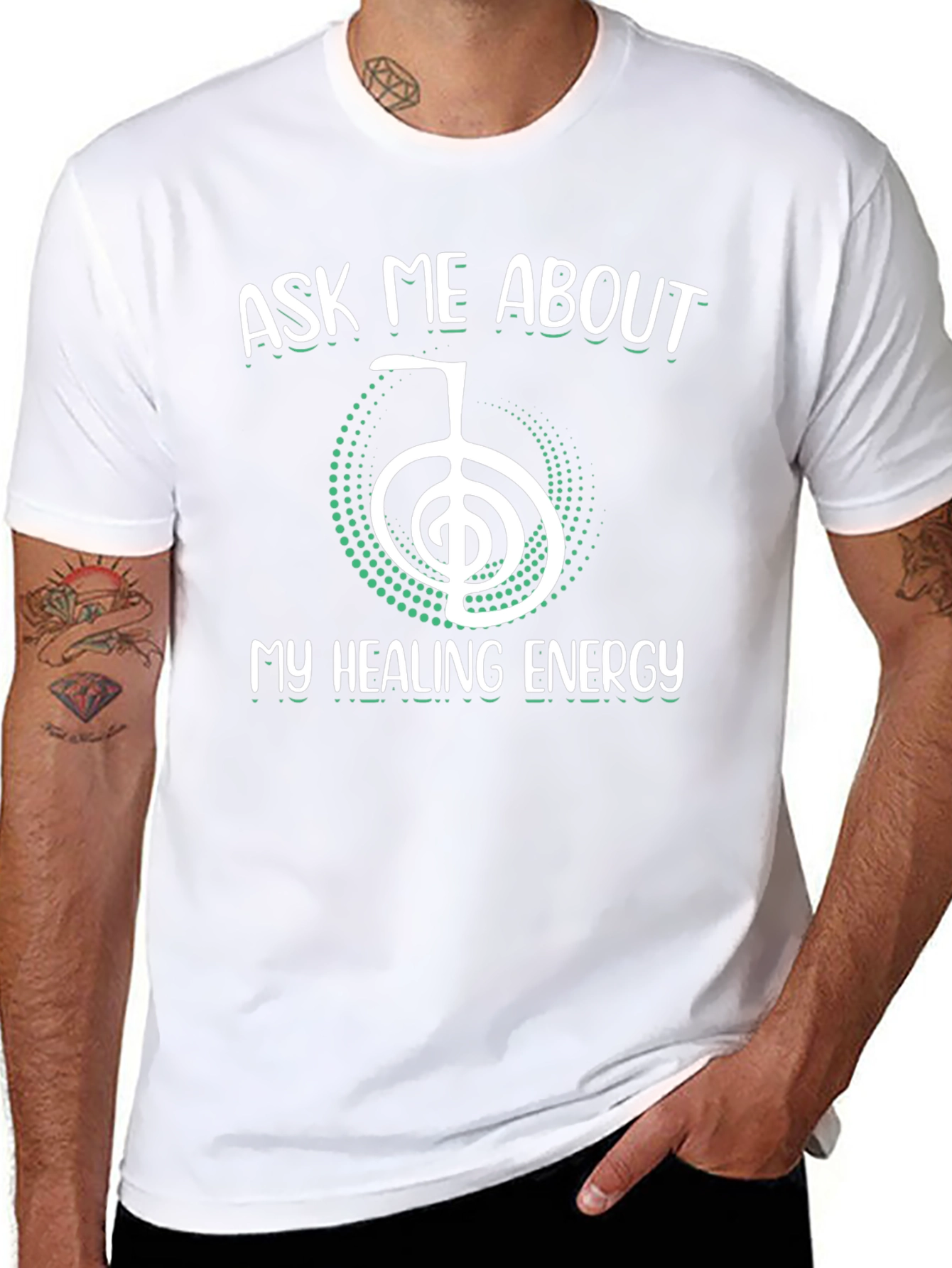 Ask Me About My Healing Energy T-Shirt