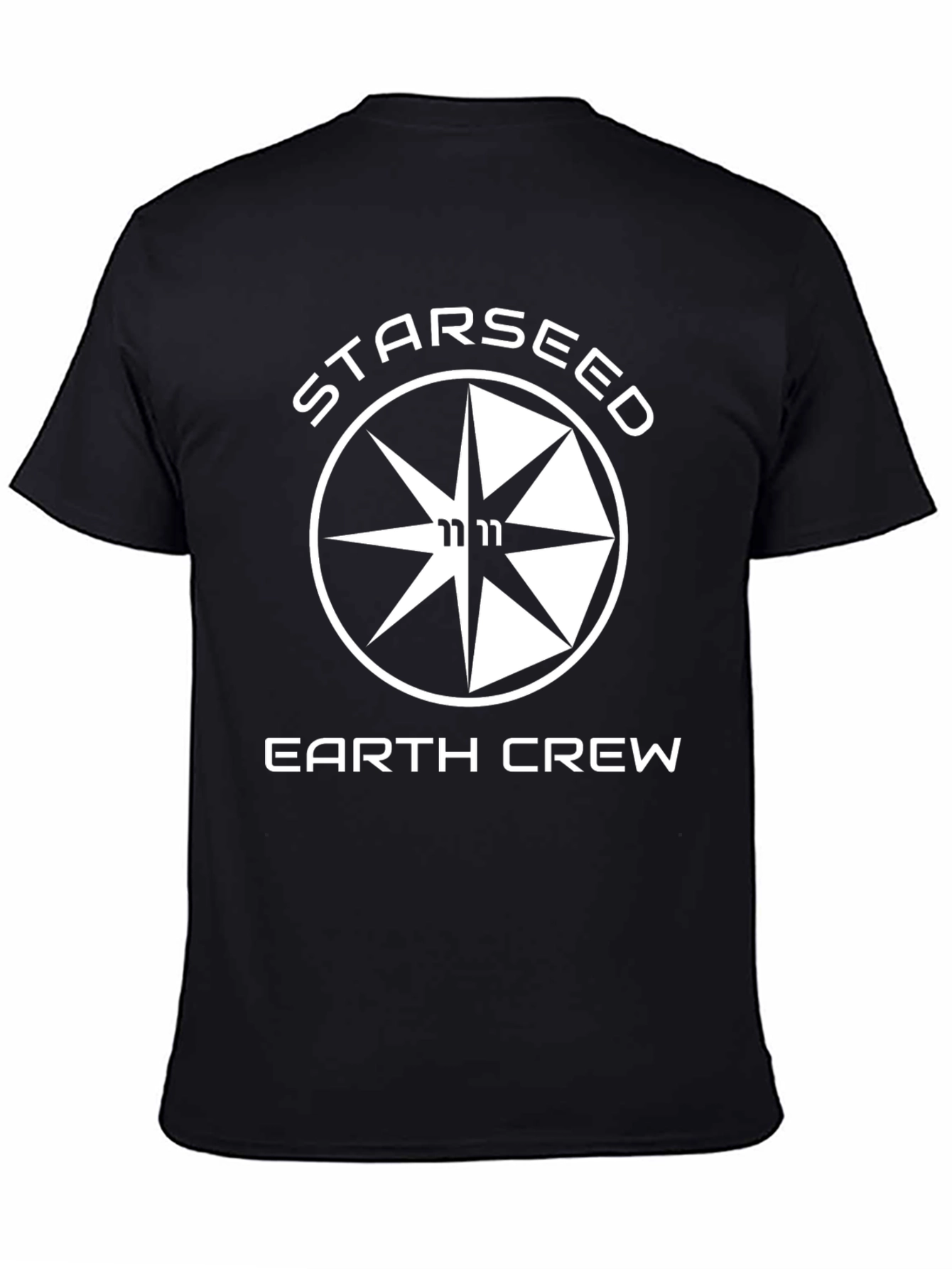 Starseed Earth Crew Graphic T-Shirt - Black