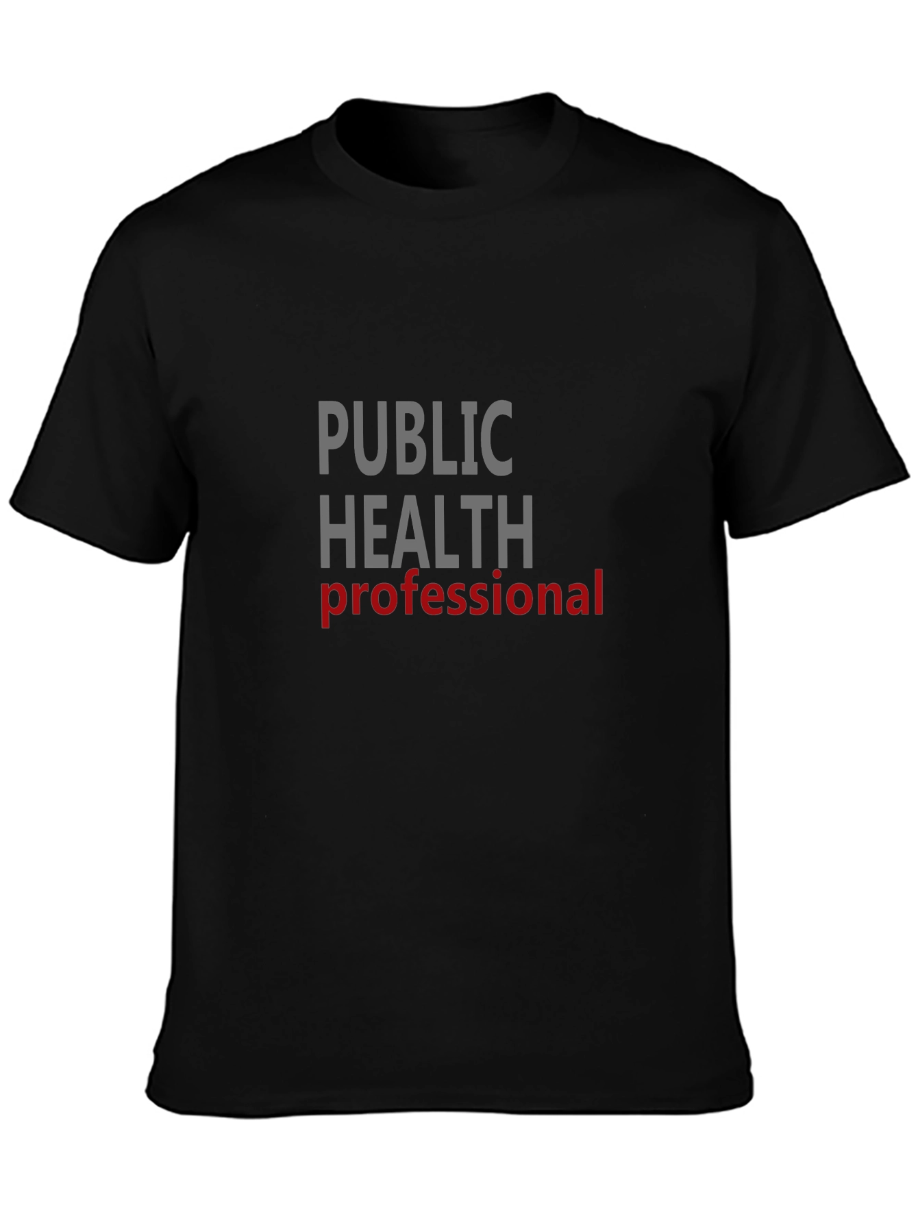 Public Health Professional T-Shirt - Black