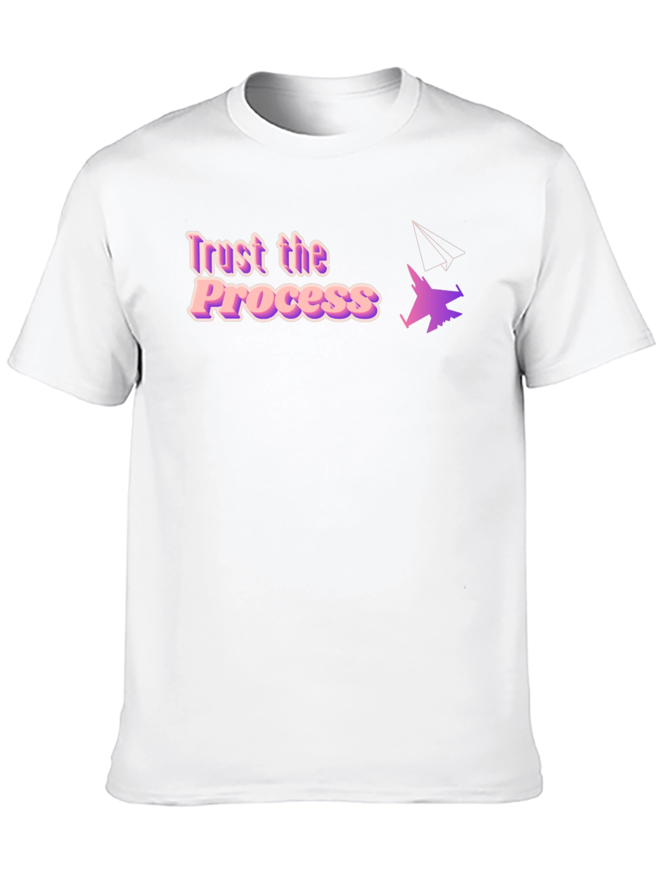 Trust the Process Black Graphic Tee
