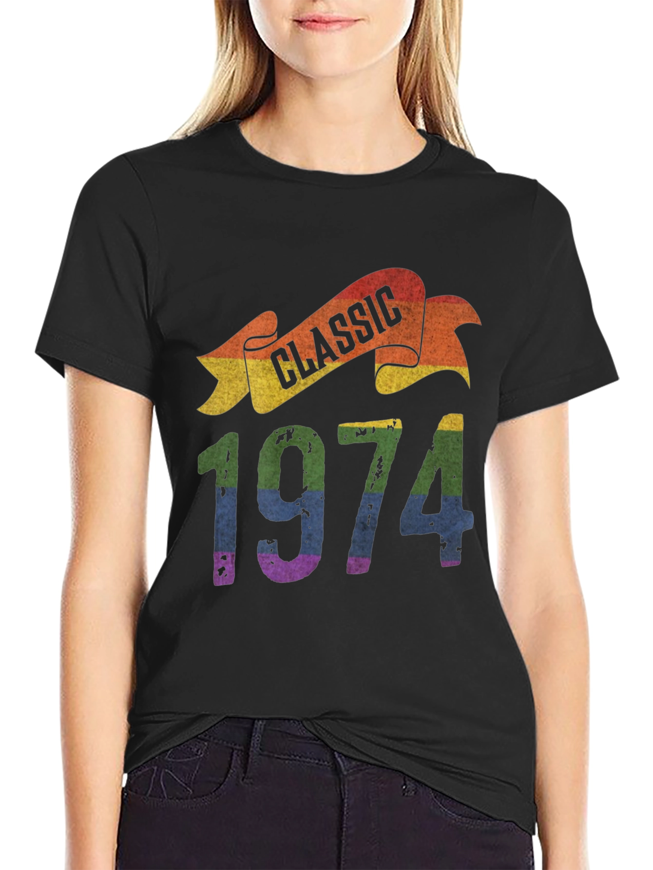 Classic 1974 Rainbow T-Shirt