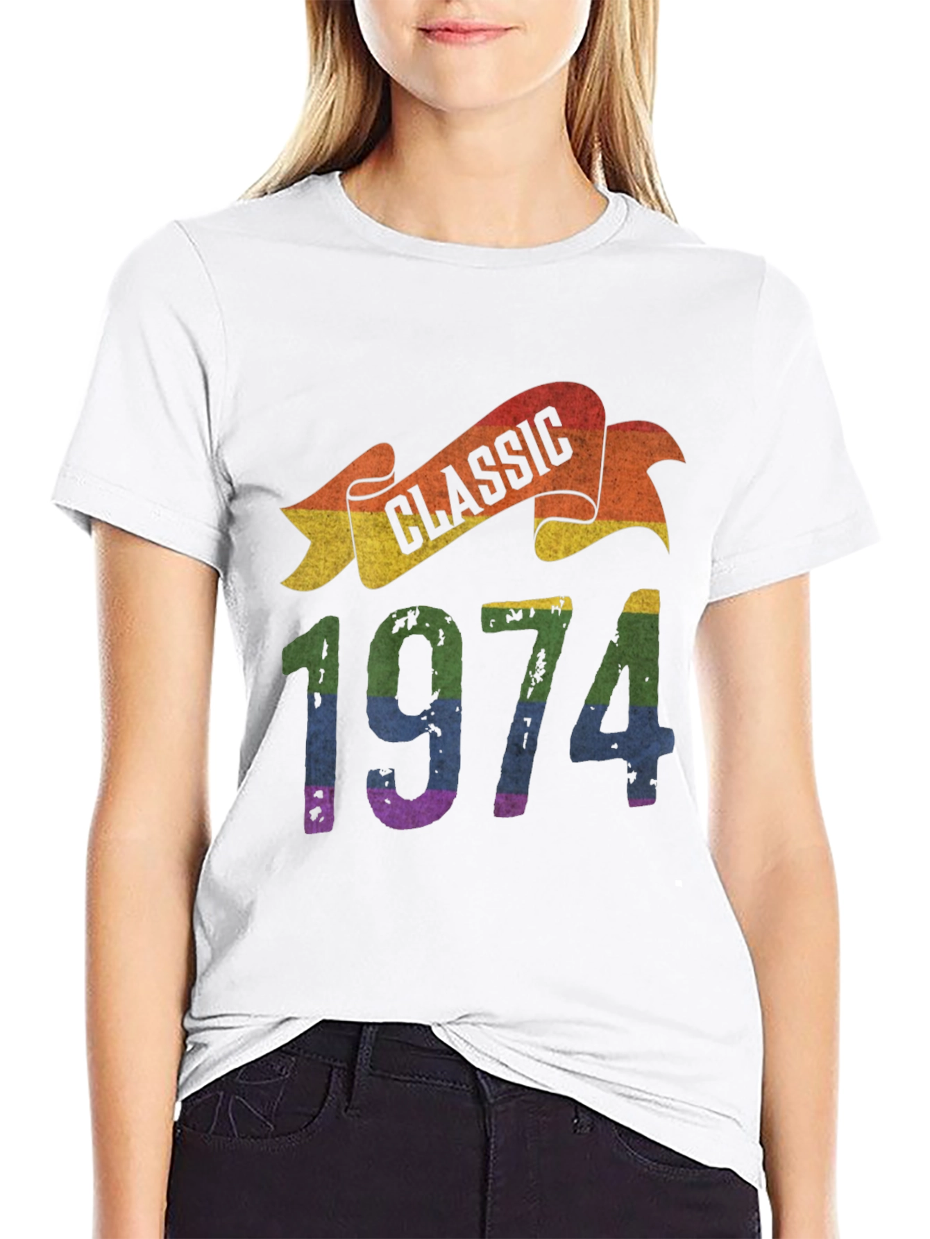 Classic 1974 Rainbow T-Shirt