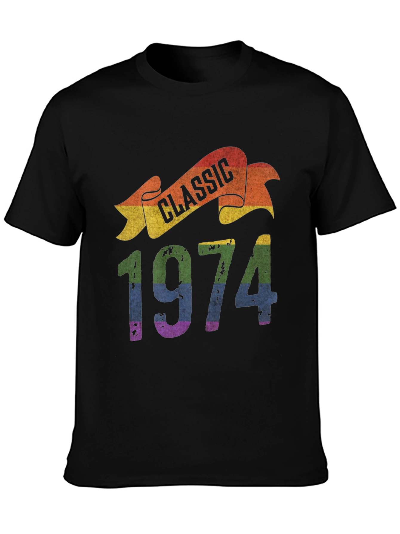 Classic 1974 Rainbow T-Shirt
