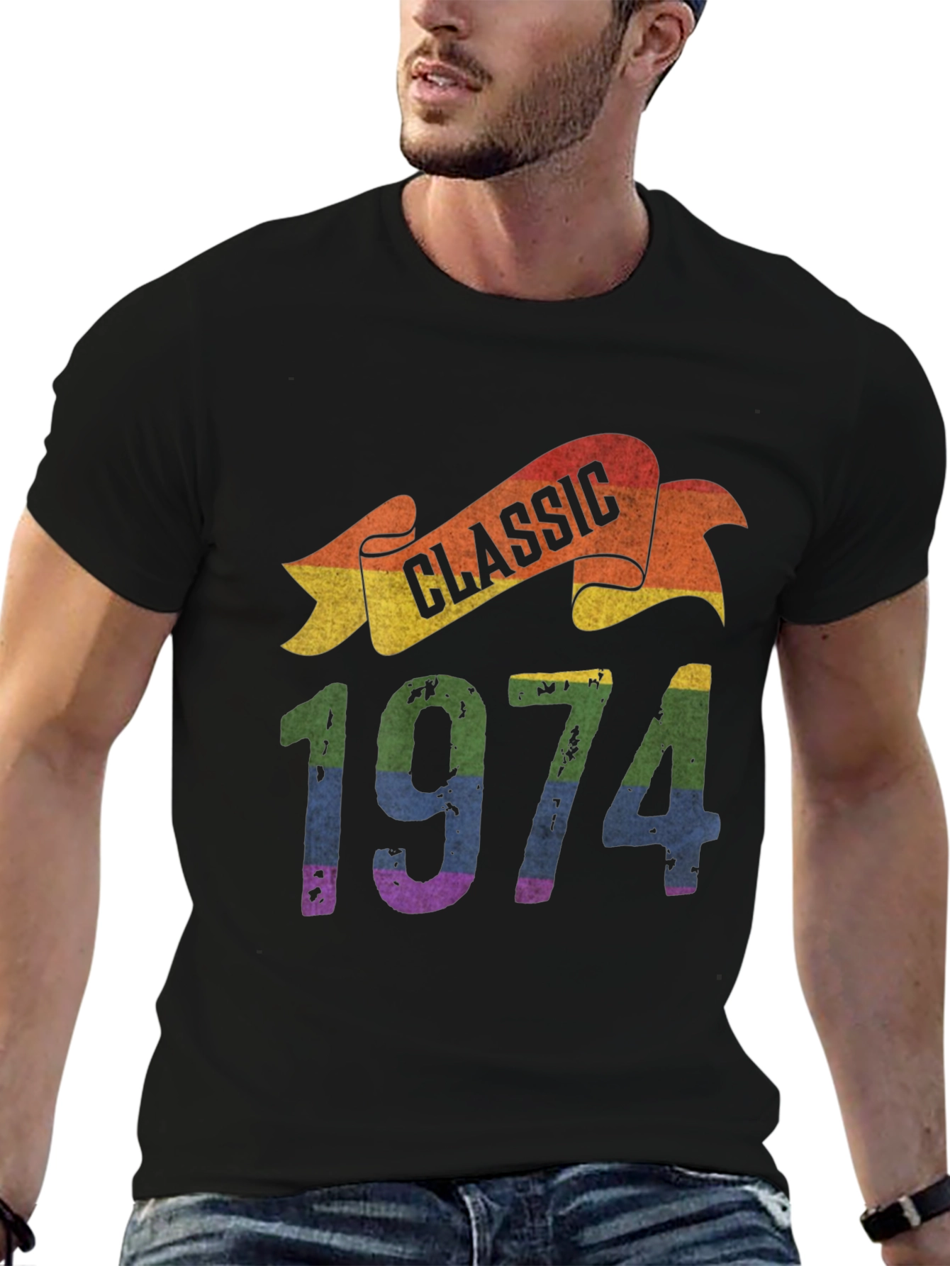 Classic 1974 Rainbow T-Shirt