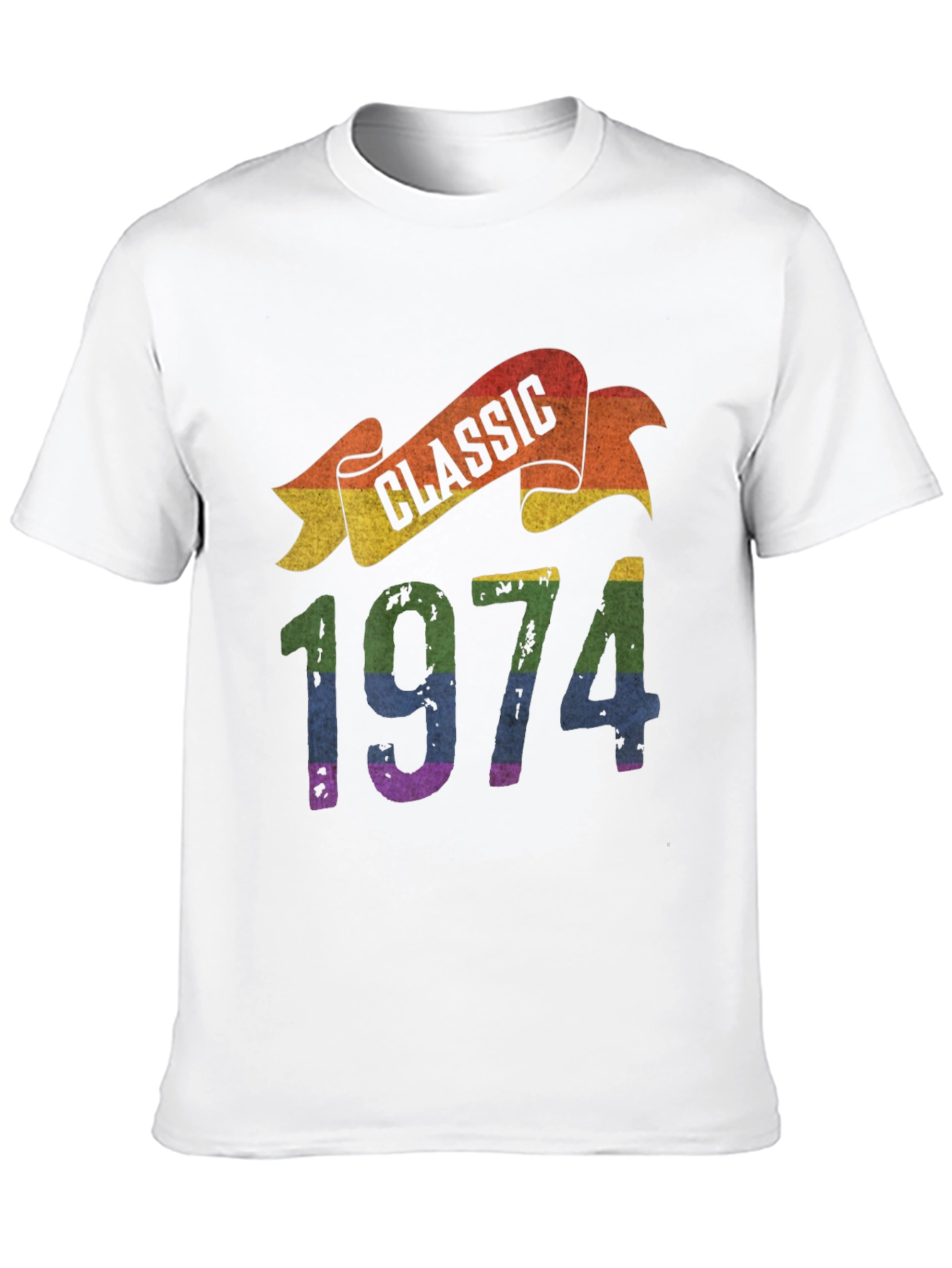 Classic 1974 Rainbow T-Shirt
