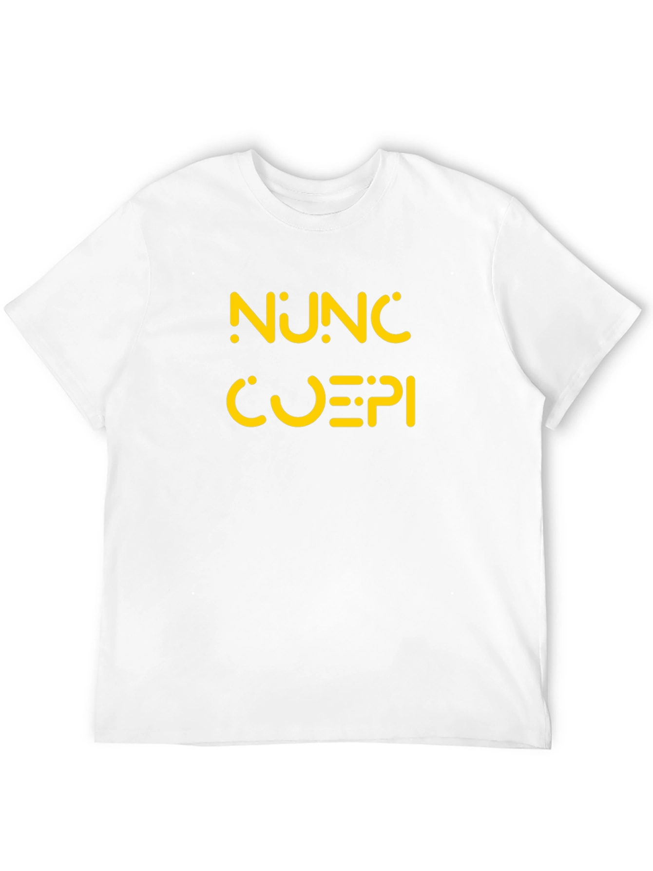 Nunc Coepi Graphic Tee - Stylish and Comfortable