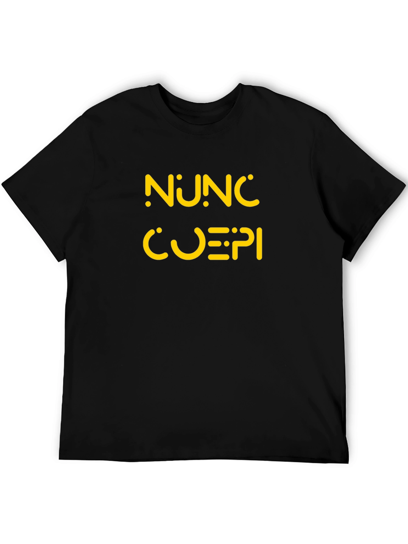 Nunc Coepi Graphic Tee - Stylish and Comfortable