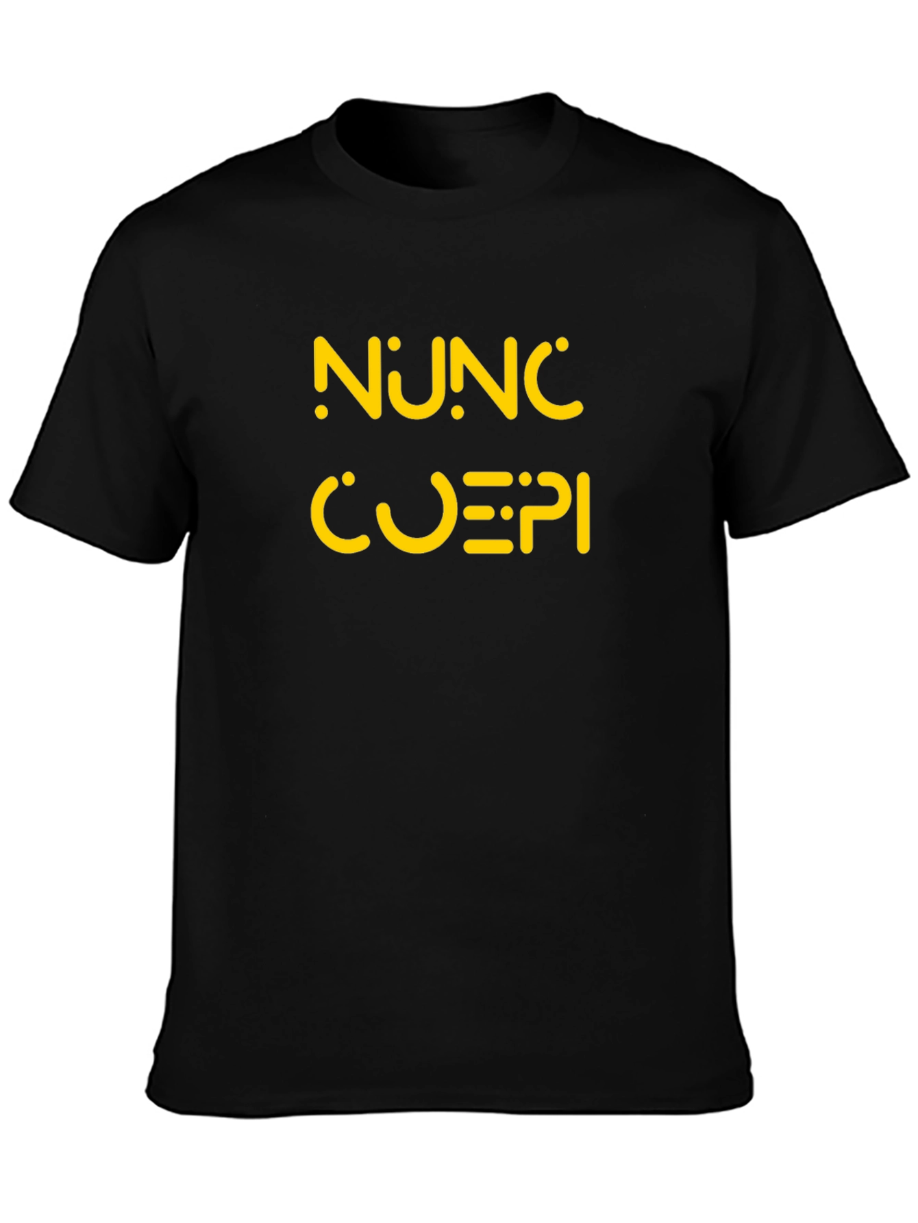 Nunc Coepi Graphic Tee - Stylish and Comfortable