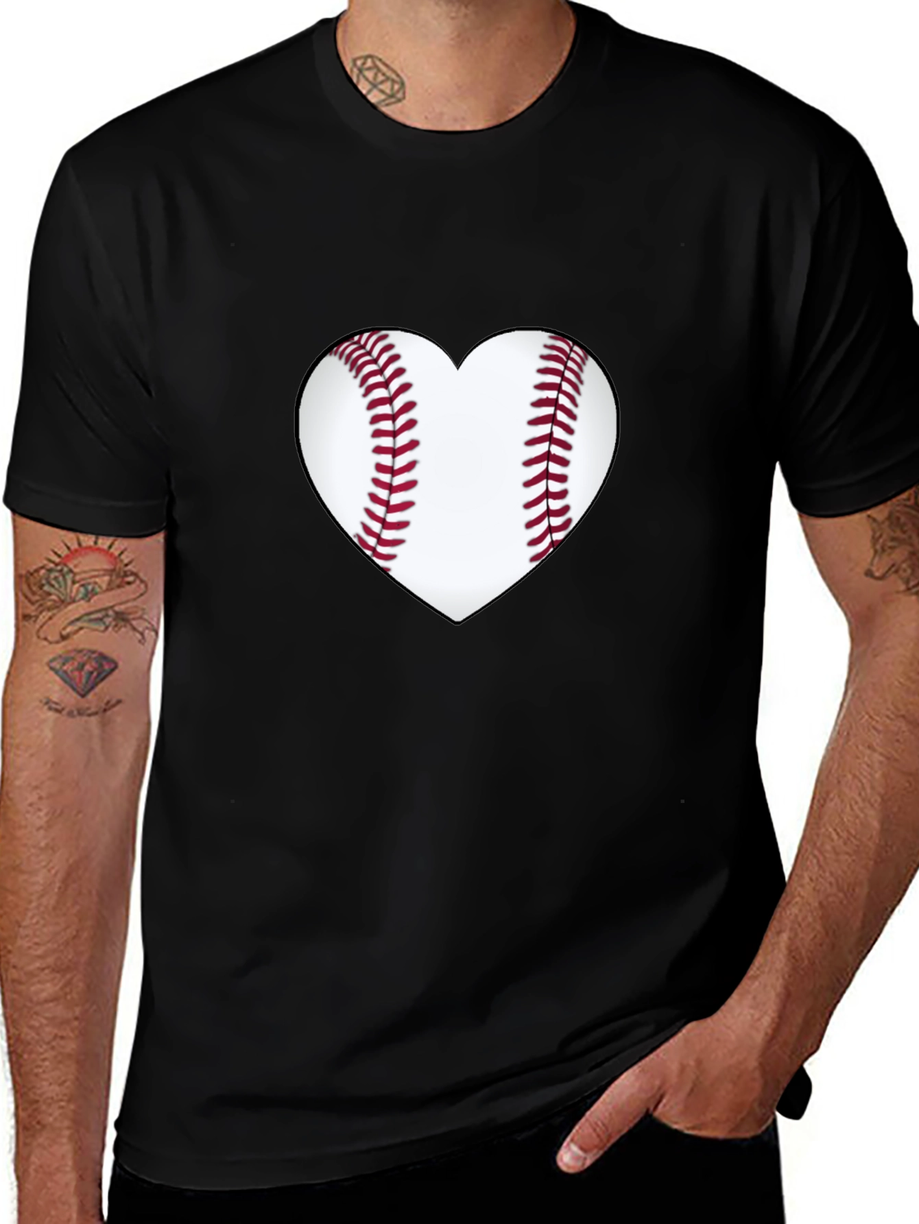 Baseball Heart Tee - Love of the Game