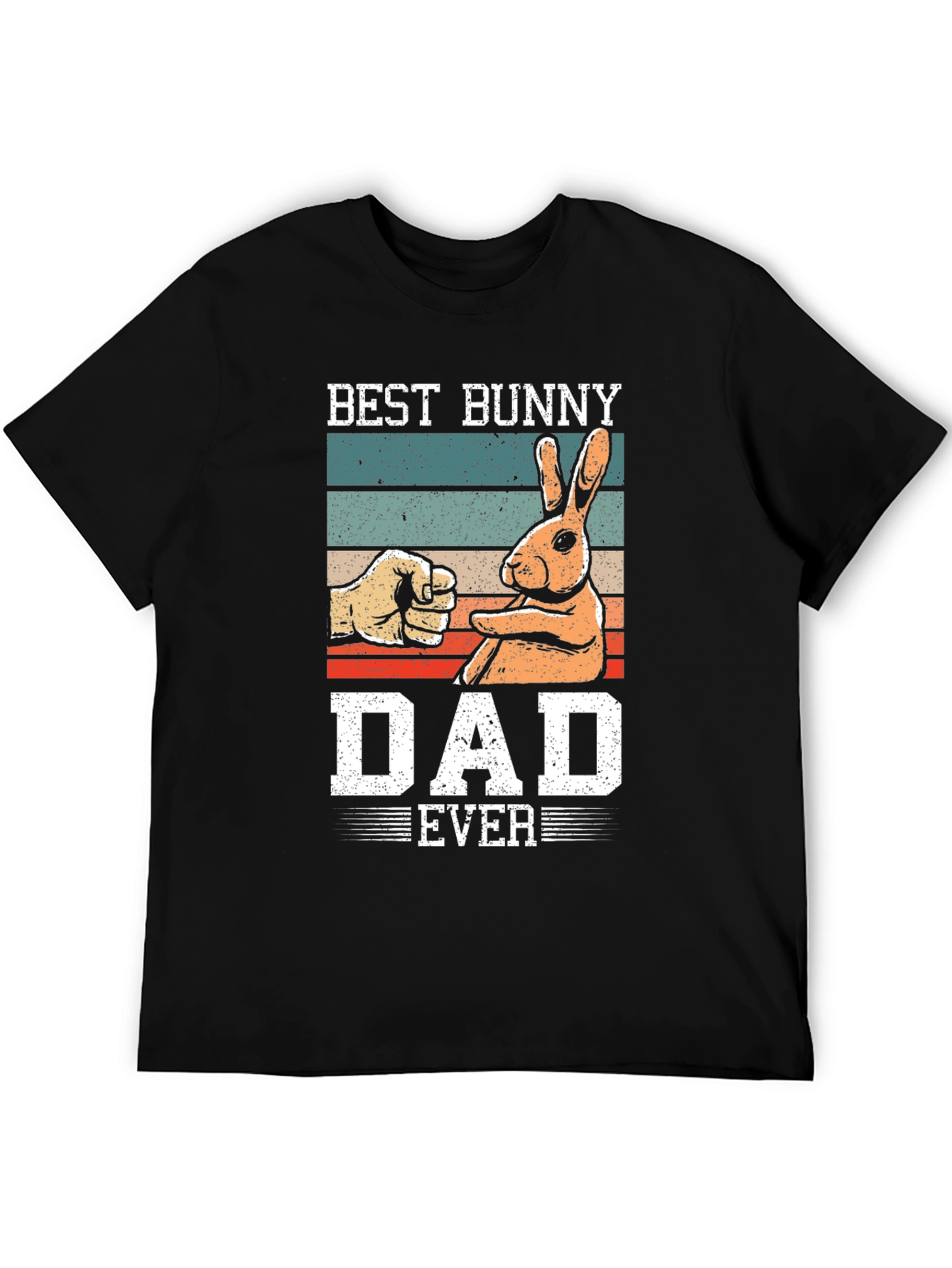 Best Bunny Dad Ever Graphic T-Shirt